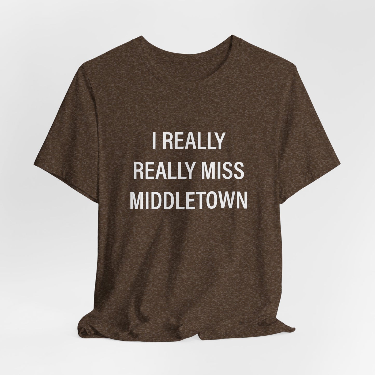 I Really Really Miss Middletown // Middletown CT unisex t shirt // finding connecticut