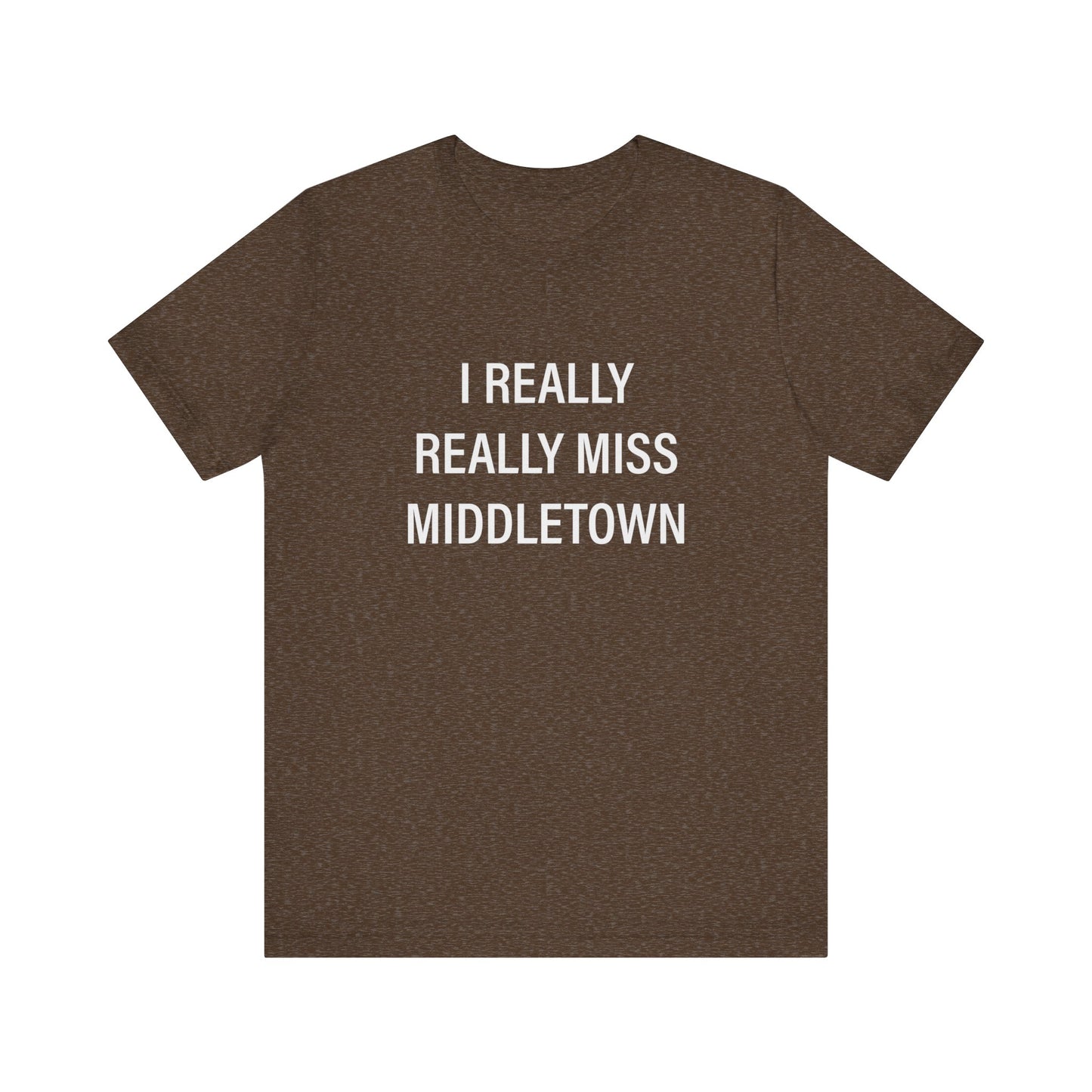 I Really Really Miss Middletown // Middletown CT unisex t shirt // finding connecticut