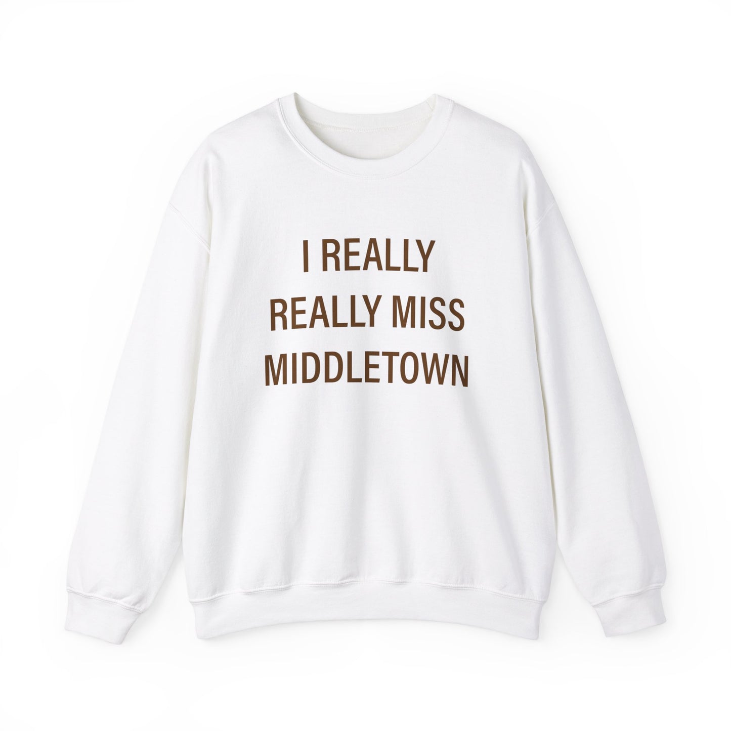 I Really Really Miss Middletown // Middletown Connecticut unisex sweatshirt // finding connecticut