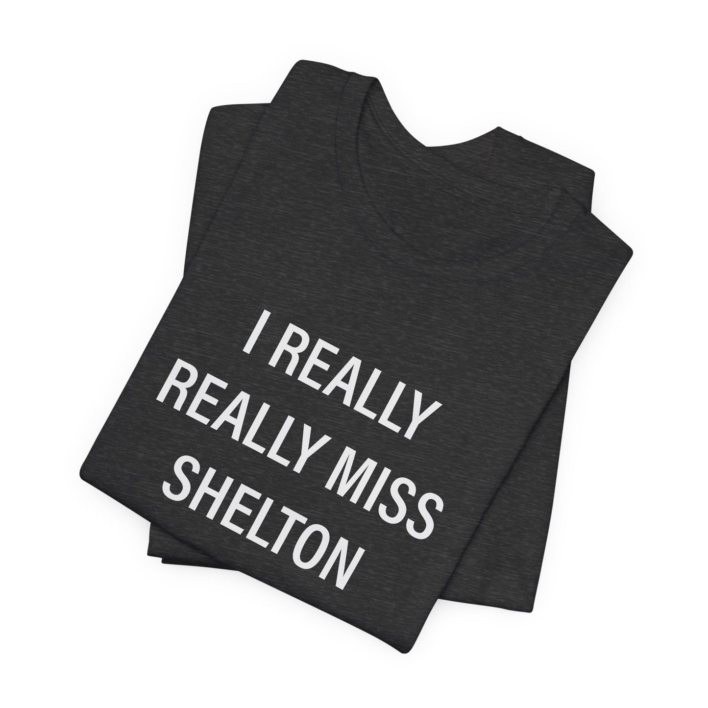 I Really Really Miss Shelton // Shelton CT unisex T shirt // finding connecticut