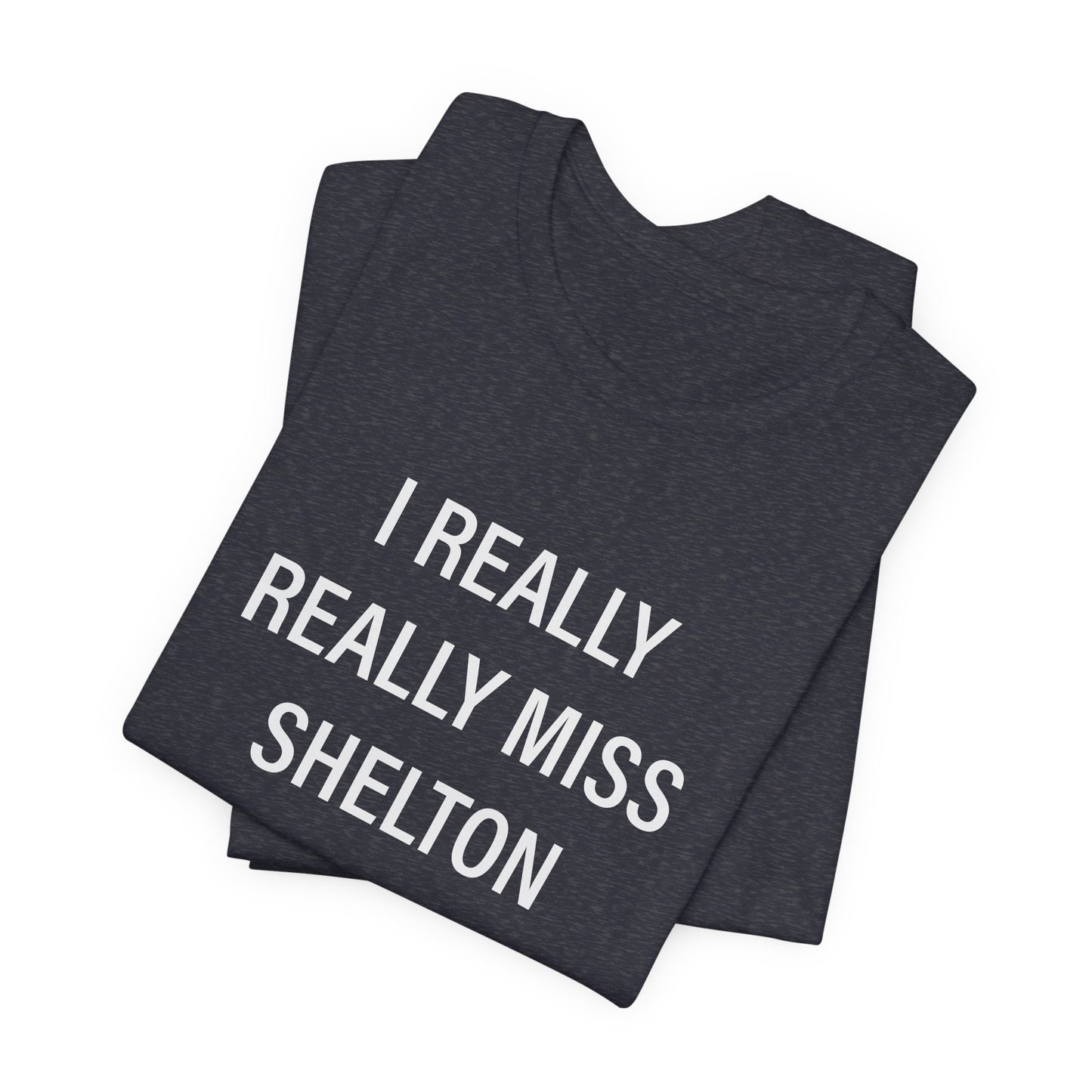 I Really Really Miss Shelton // Shelton CT unisex T shirt // finding connecticut