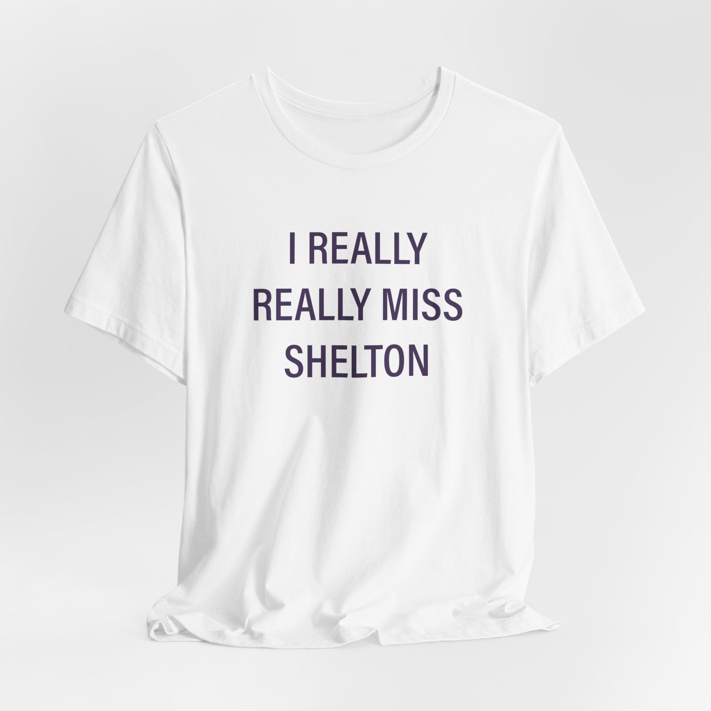 I Really Really Miss Shelton // Shelton Connecticut unisex t shirt // finding connecticut