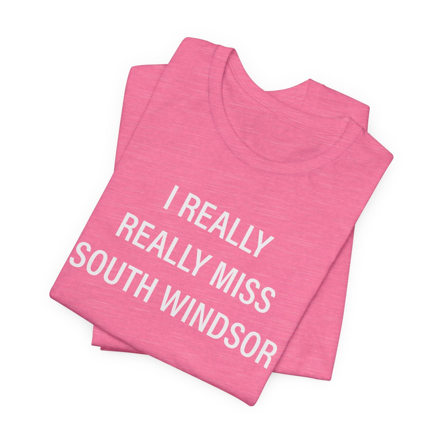 I Really Really Miss South Windsor // South Windsor CT unisex t shirt // finding connecticut