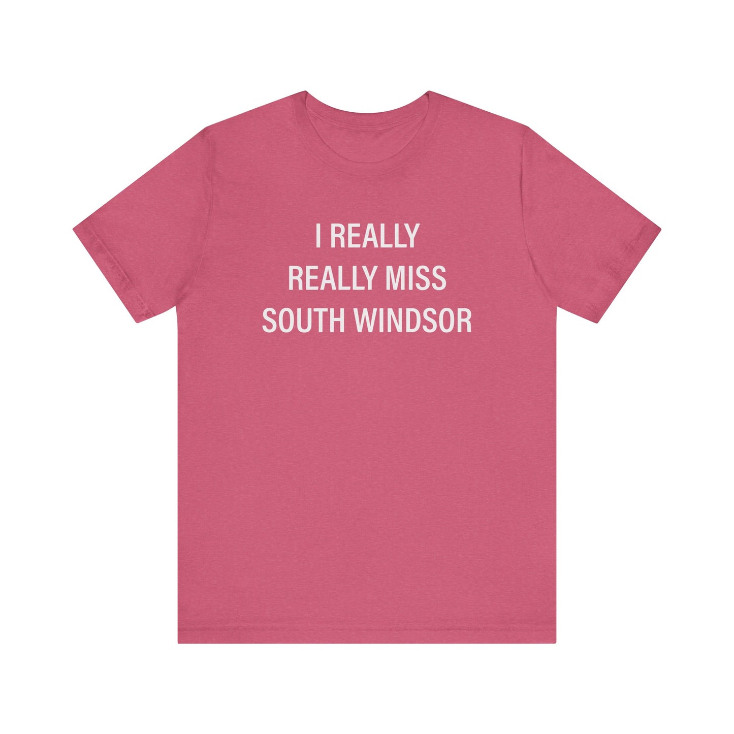 I Really Really Miss South Windsor // South Windsor CT unisex t shirt // finding connecticut