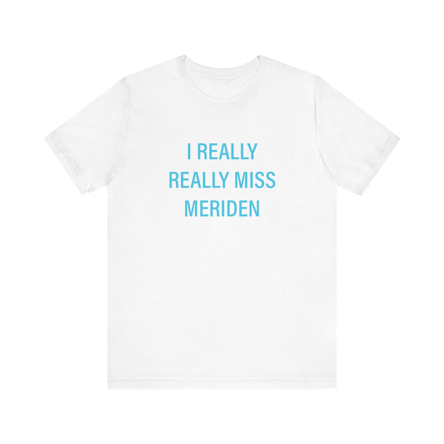 I Really Really Miss meriden // meriden connecticut unisex t shirt // finding connecticut