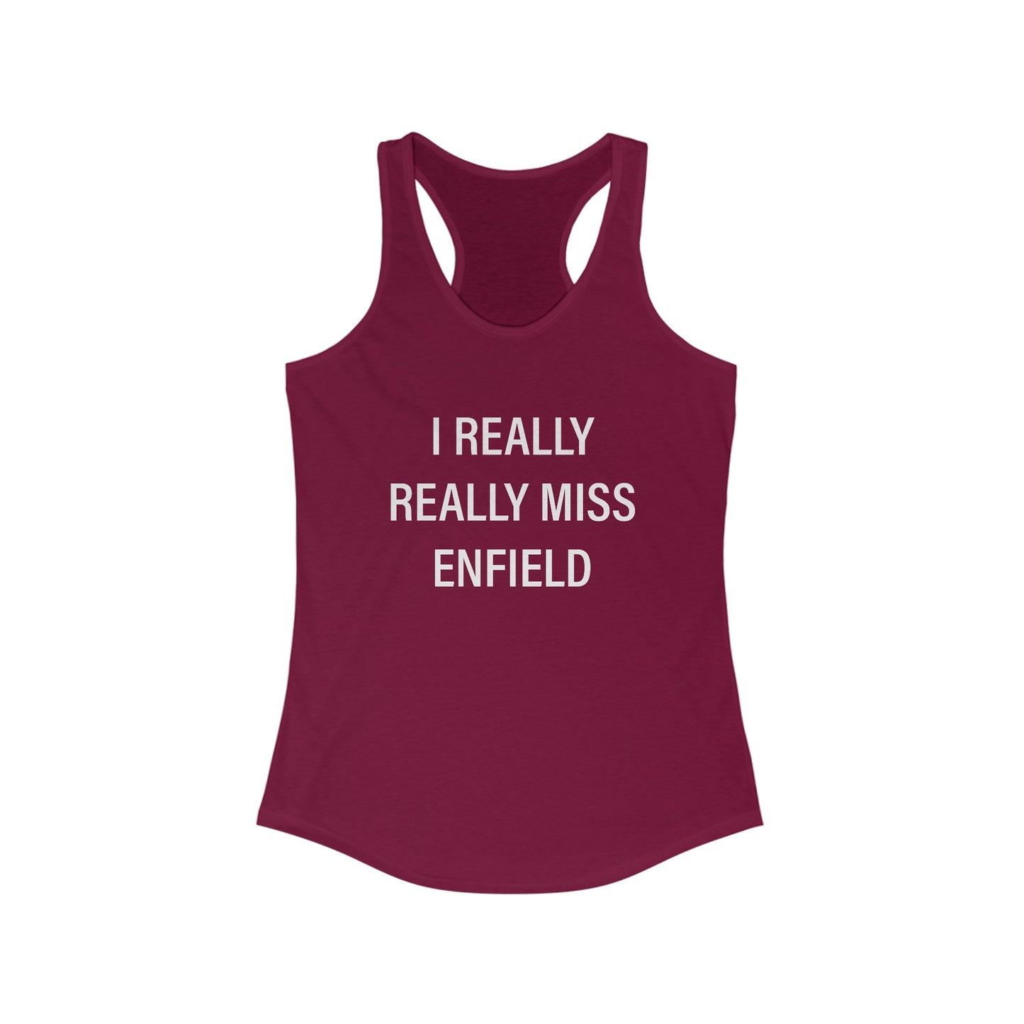I Really Really miss Enfield // enfield CT womens tank top shirt /// finding connecticut