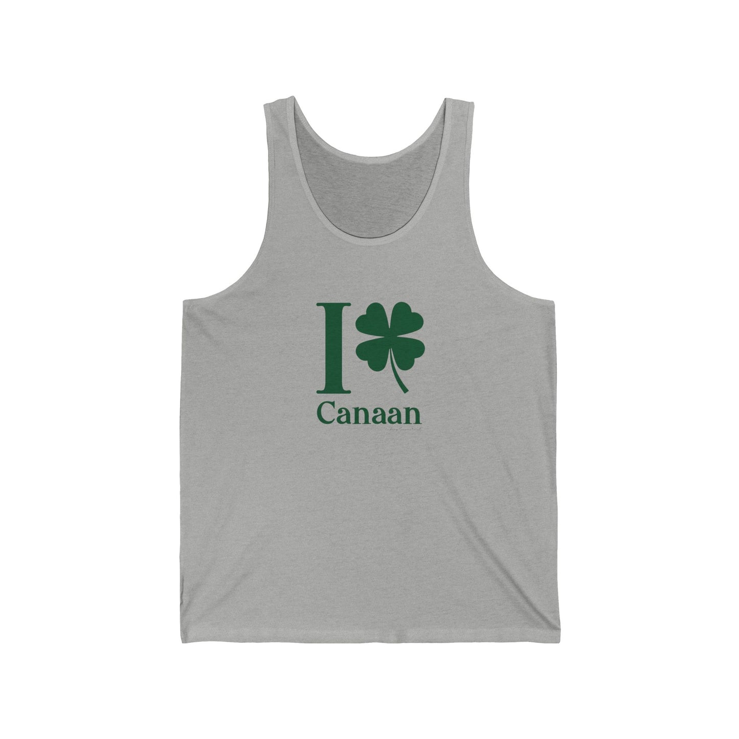 I clover Canaan // Cannan Connecticut unisex tank top shirt // finding connecticut