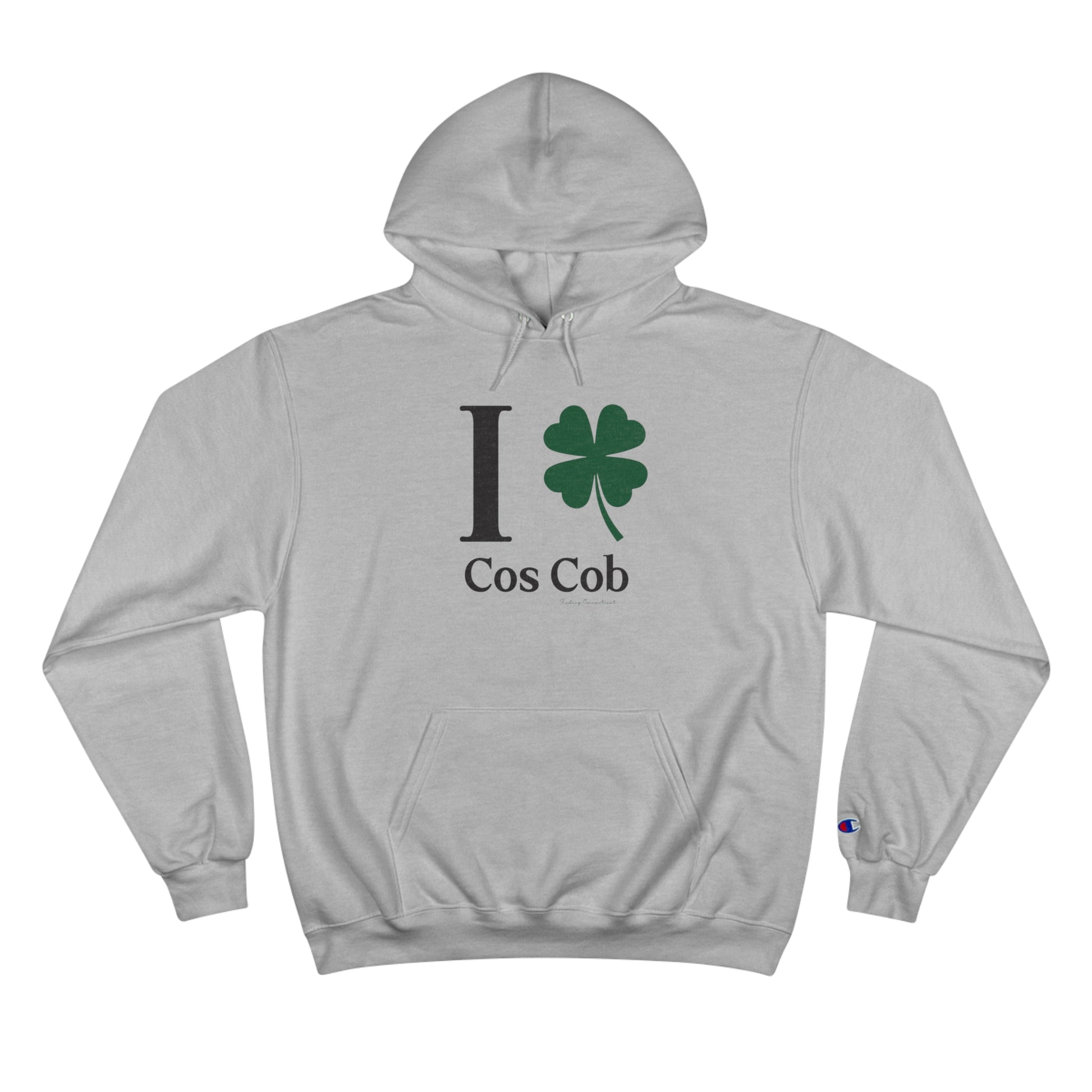 I clover Cos Cob // Cos Cob Greenwich CT unisex champion hoodie sweatshirt // finding connecticut