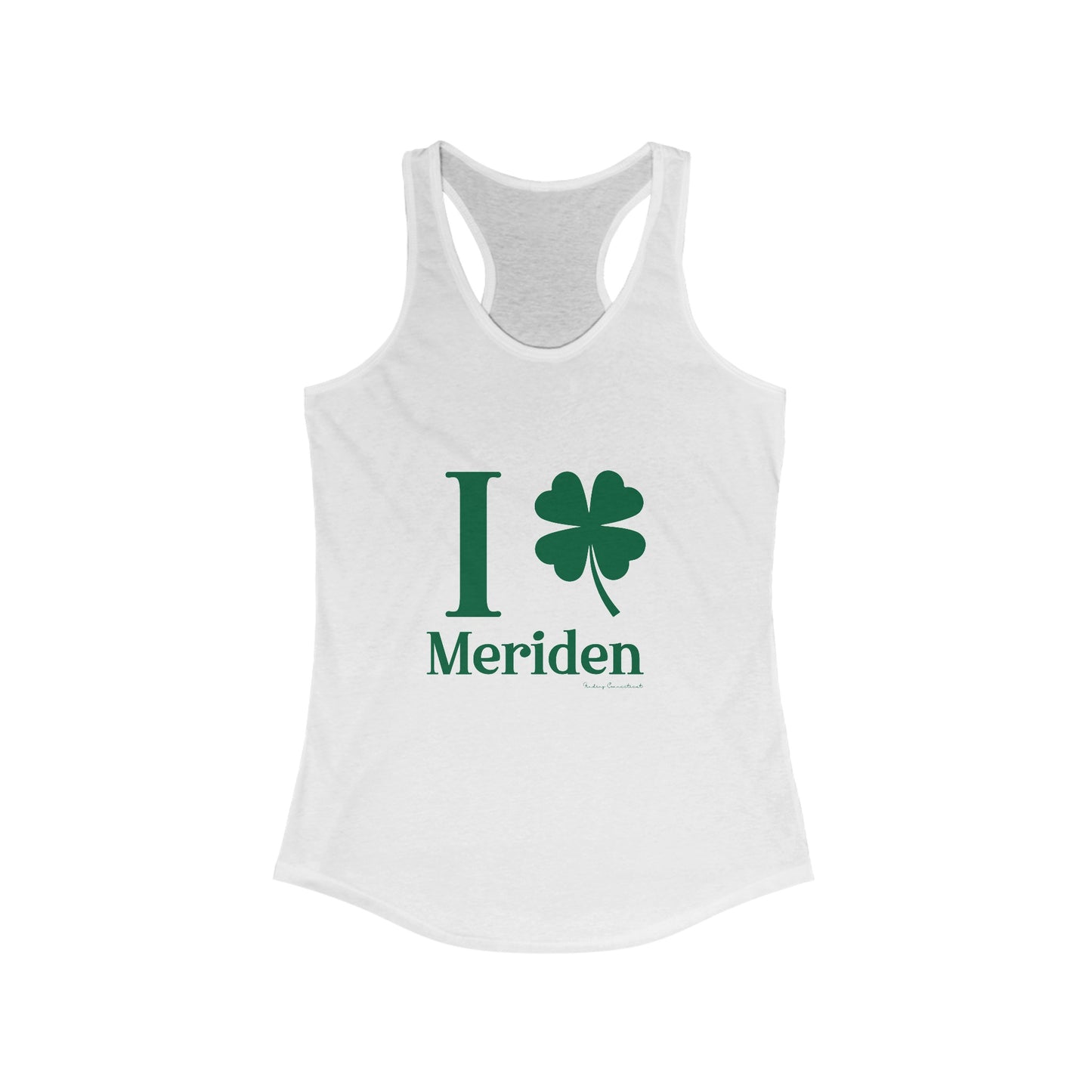 I clover Meriden // meriden Connecticut women's tank top shirt   // finding connecticut