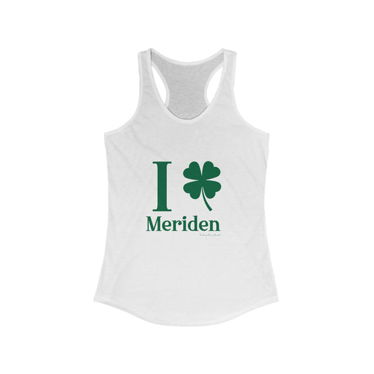 I clover Meriden // meriden Connecticut women's tank top shirt   // finding connecticut
