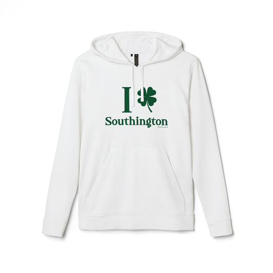 I clover Southington /// Southington Connecticut  st patricks day  adidas unisex hoodie sweat shirt / finding connecticut