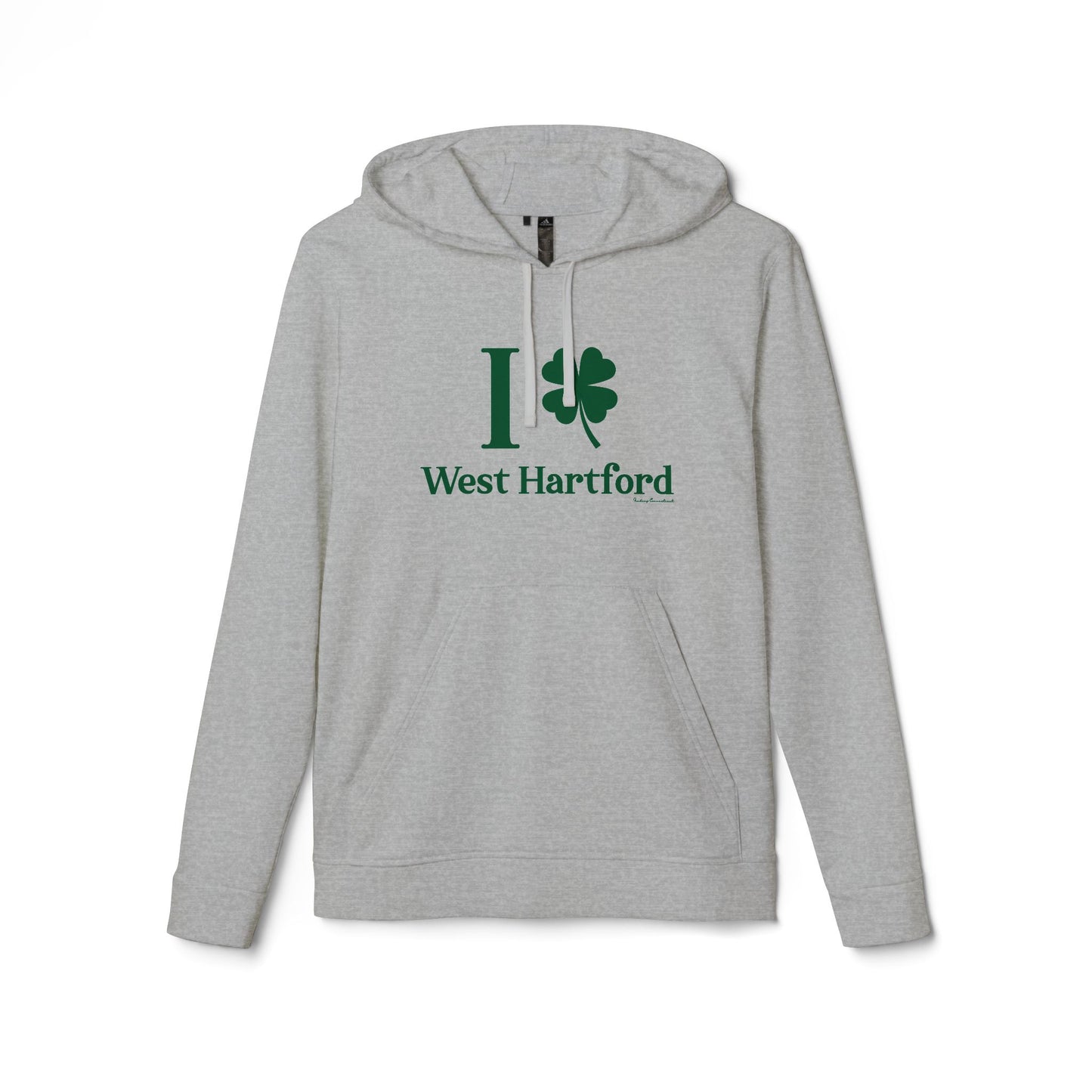 I clover West Hartford /// West hartfod CT st patricks day adidas unisex hoodie sweatshirt / finding connecticut