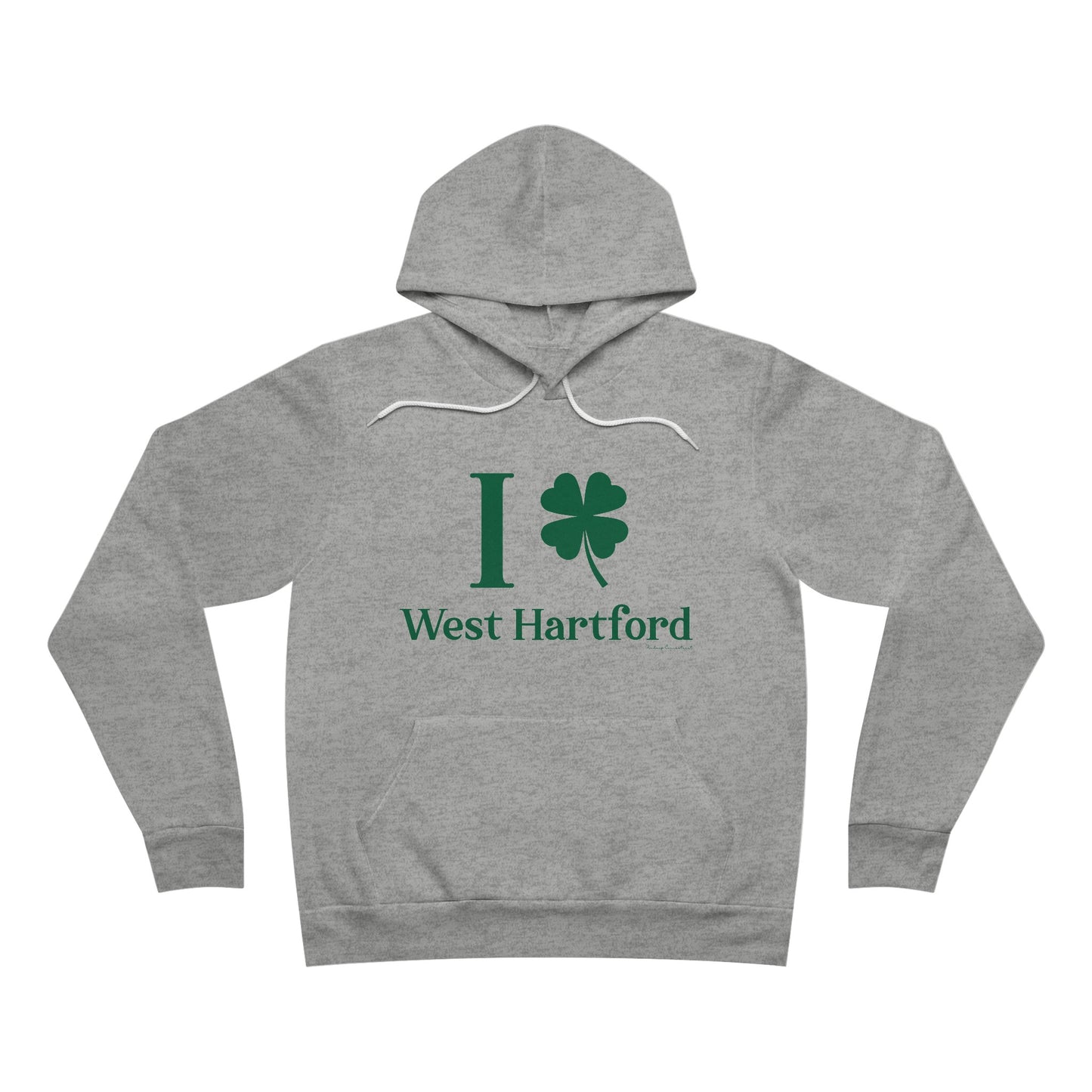 I clover West Hartford /// West hartfod CT st patricks day unisex hoodie sweatshirt / finding connecticut