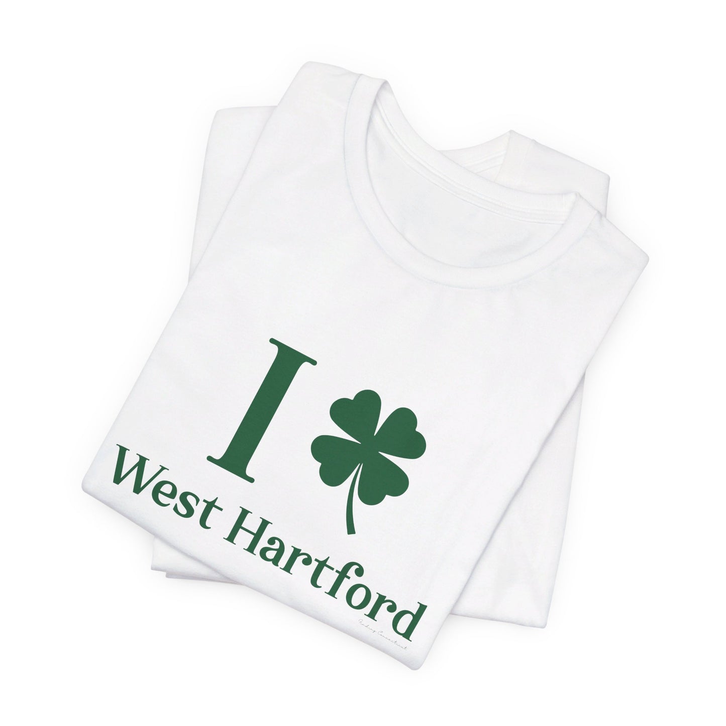 I clover West Hartford /// West hartfod CT st patricks day unisex t shirt / finding connecticut
