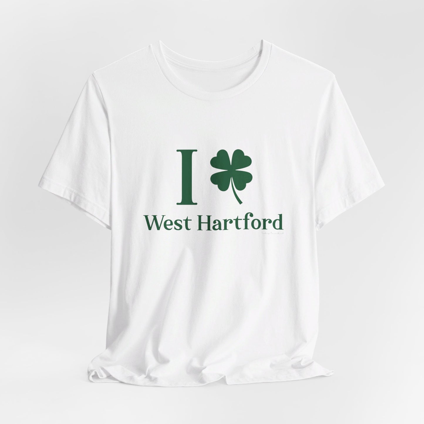I clover West Hartford /// West hartfod CT st patricks day unisex t shirt / finding connecticut