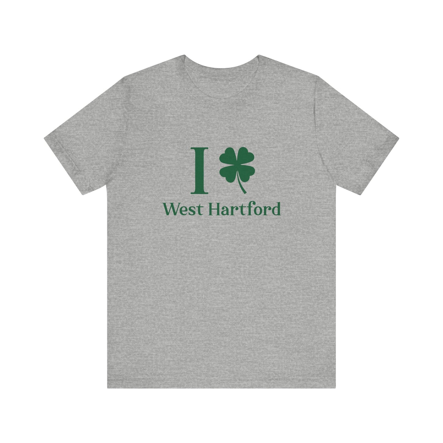 I clover West Hartford /// West hartfod CT st patricks day unisex t shirt / finding connecticut