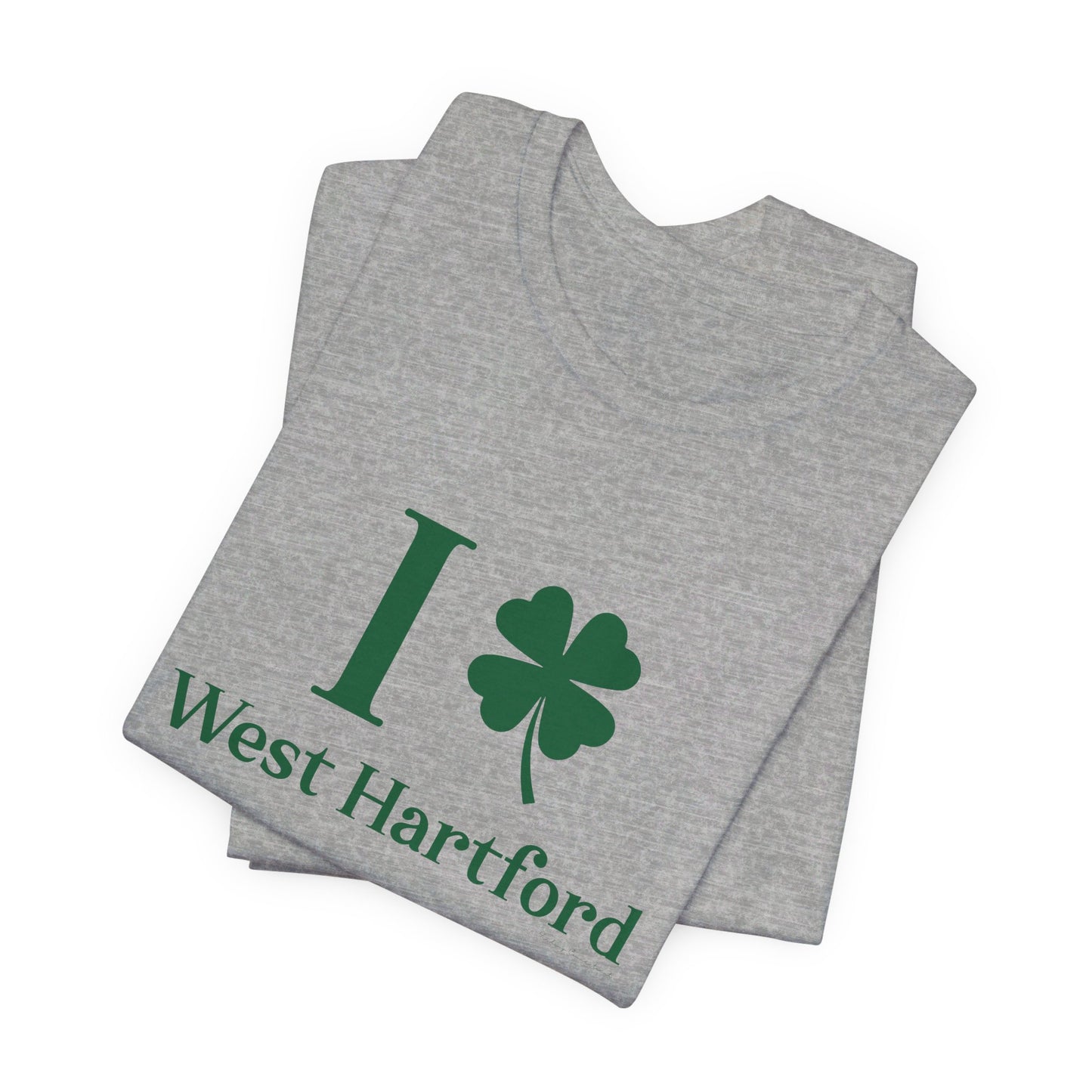 I clover West Hartford /// West hartfod CT st patricks day unisex t shirt / finding connecticut