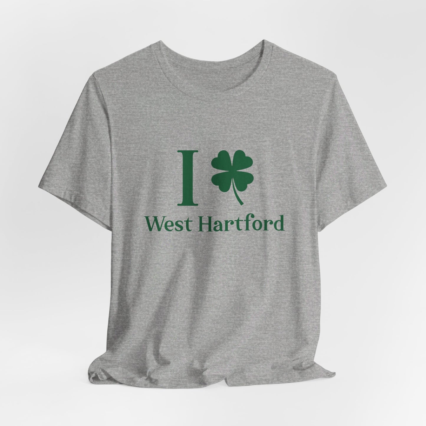I clover West Hartford /// West hartfod CT st patricks day unisex t shirt / finding connecticut