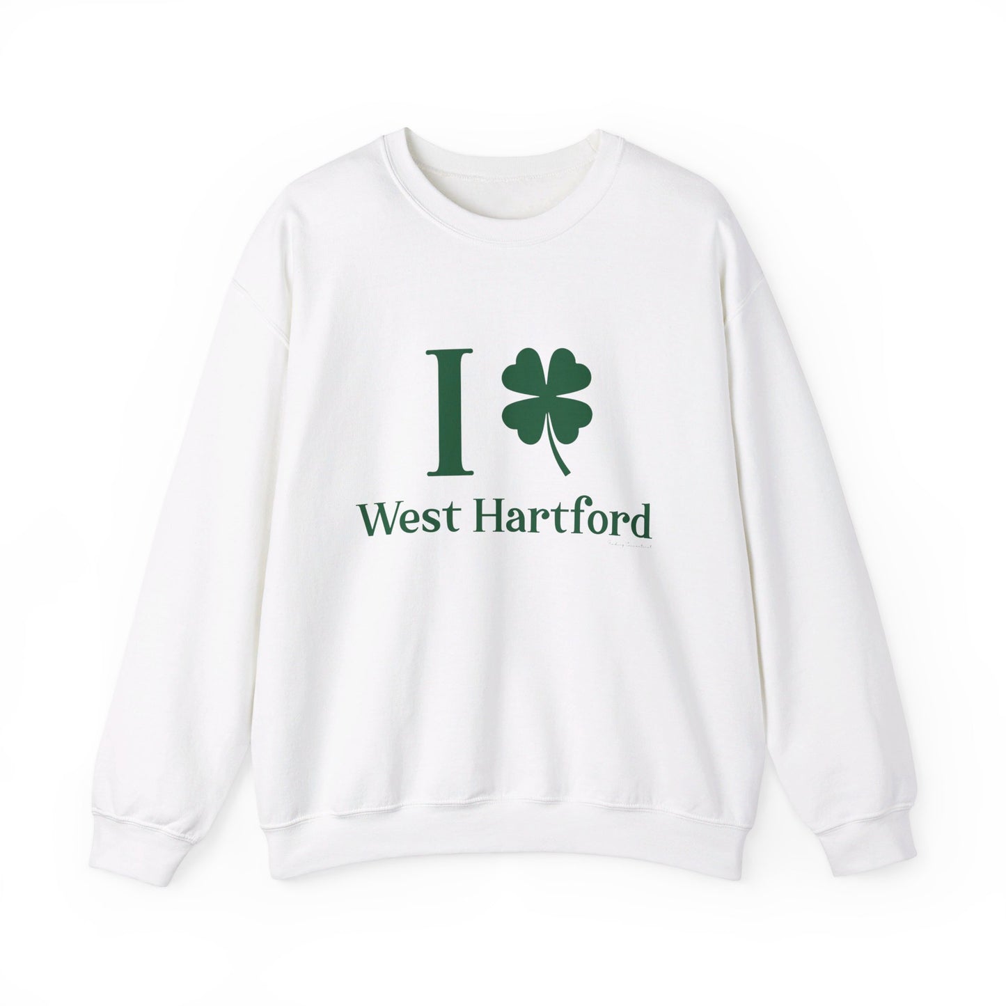 I clover West Hartford /// West hartfod Ct st patricks day unisex sweatshirt / finding connecticut