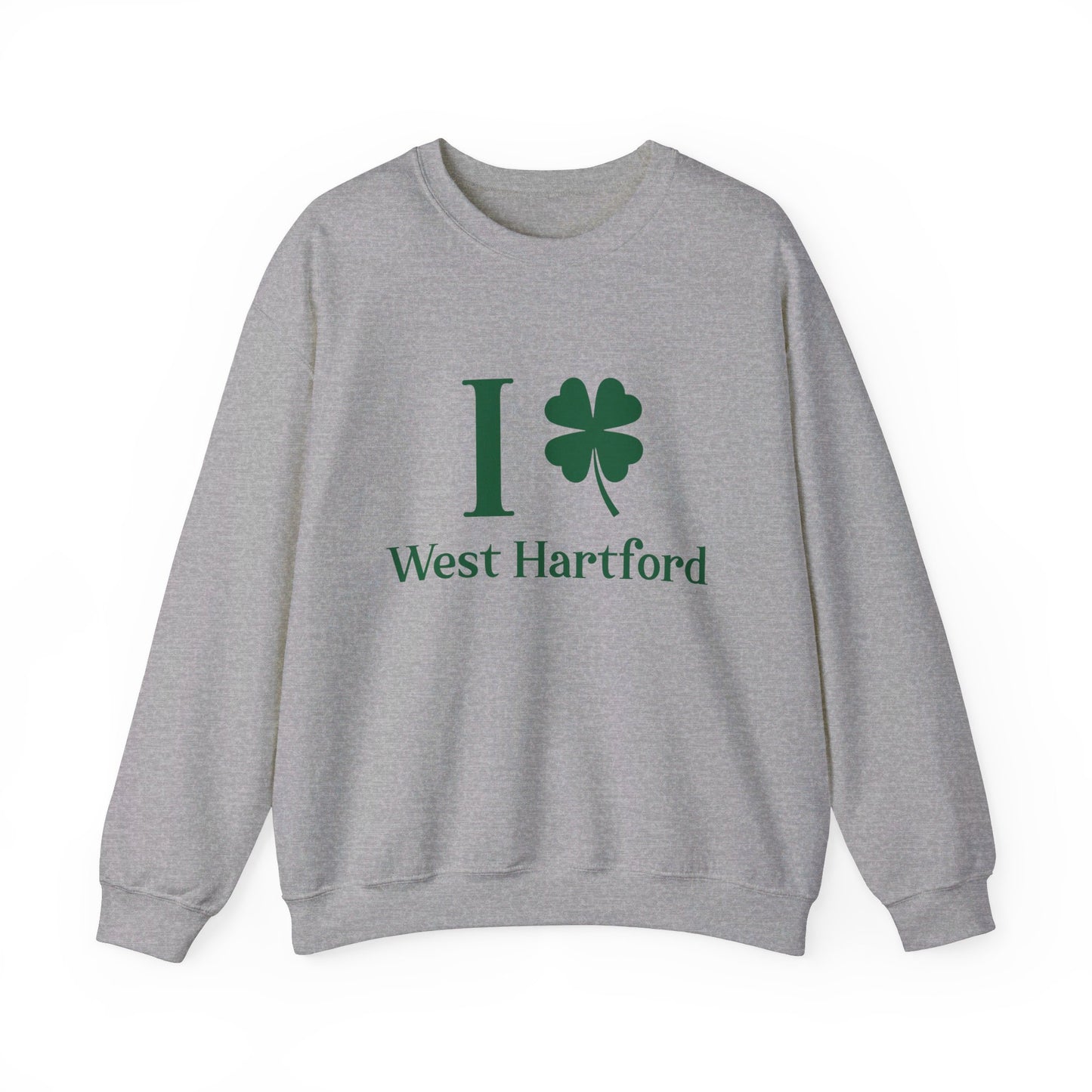 I clover West Hartford /// West hartfod Ct st patricks day unisex sweatshirt / finding connecticut