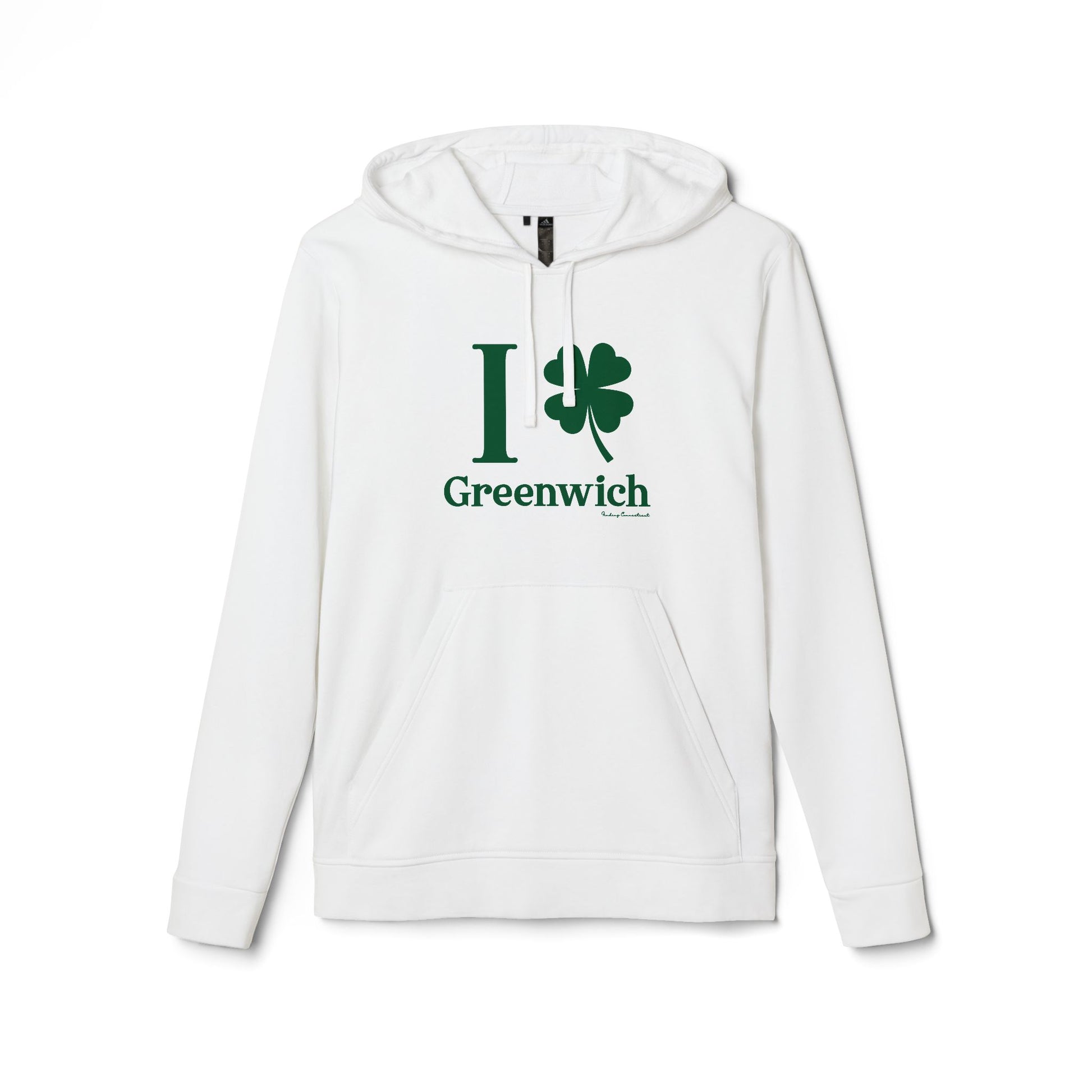 I clover greenwich // greenwich connecticut unisex adidas hoodie sweatshirt / finding connecticut