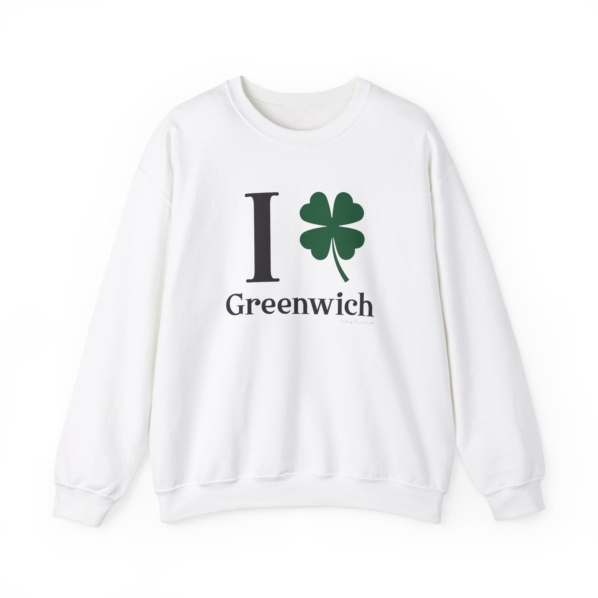I clover greenwich // greenwich ct unisex sweatshirts // finding connecticut