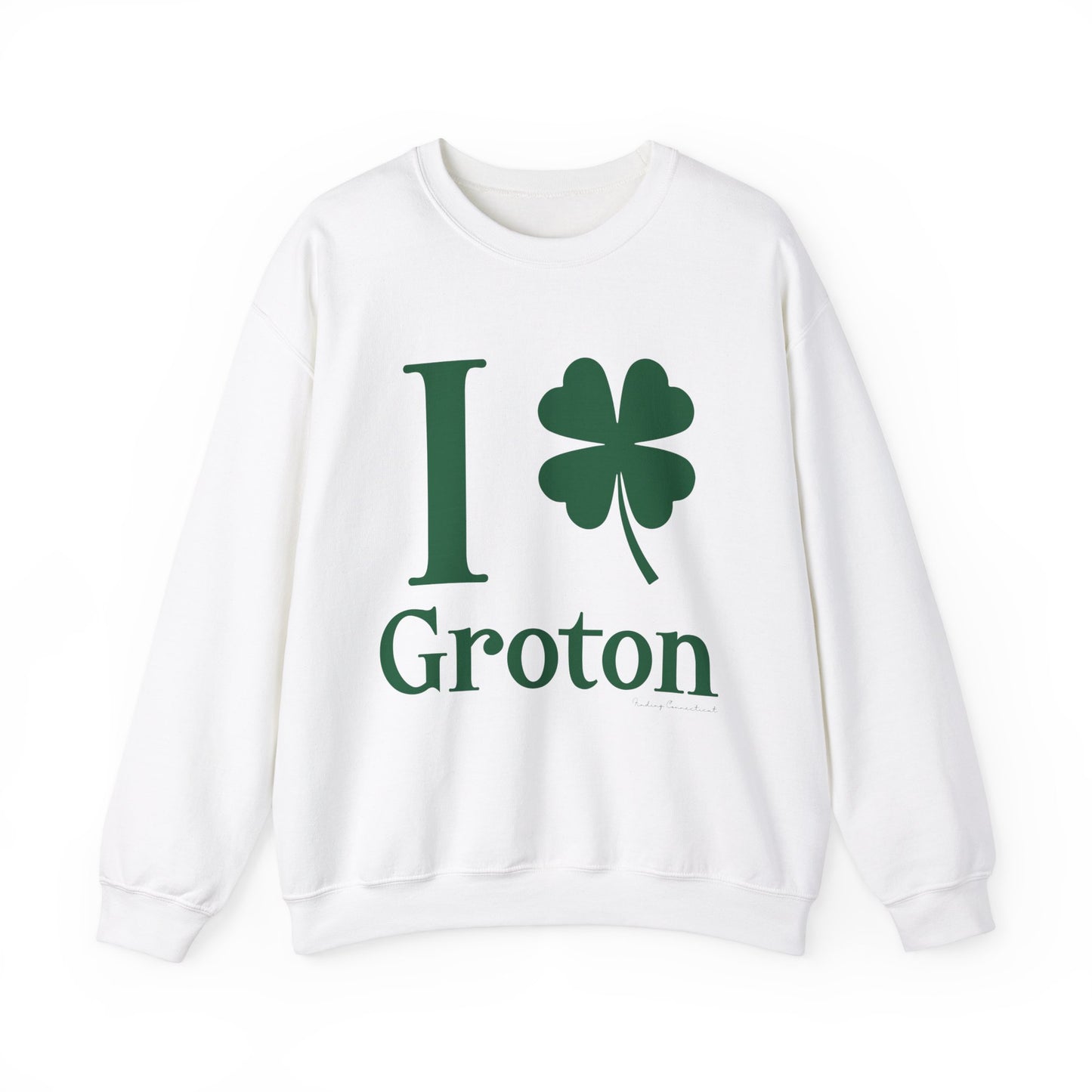 I clover groton // groton connecticut unisex sweatshirt // finding connecticut
