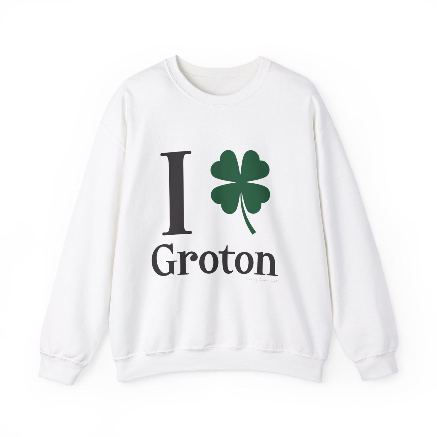 I clover groton // groton ct unisex sweatshirt // finding connecticut