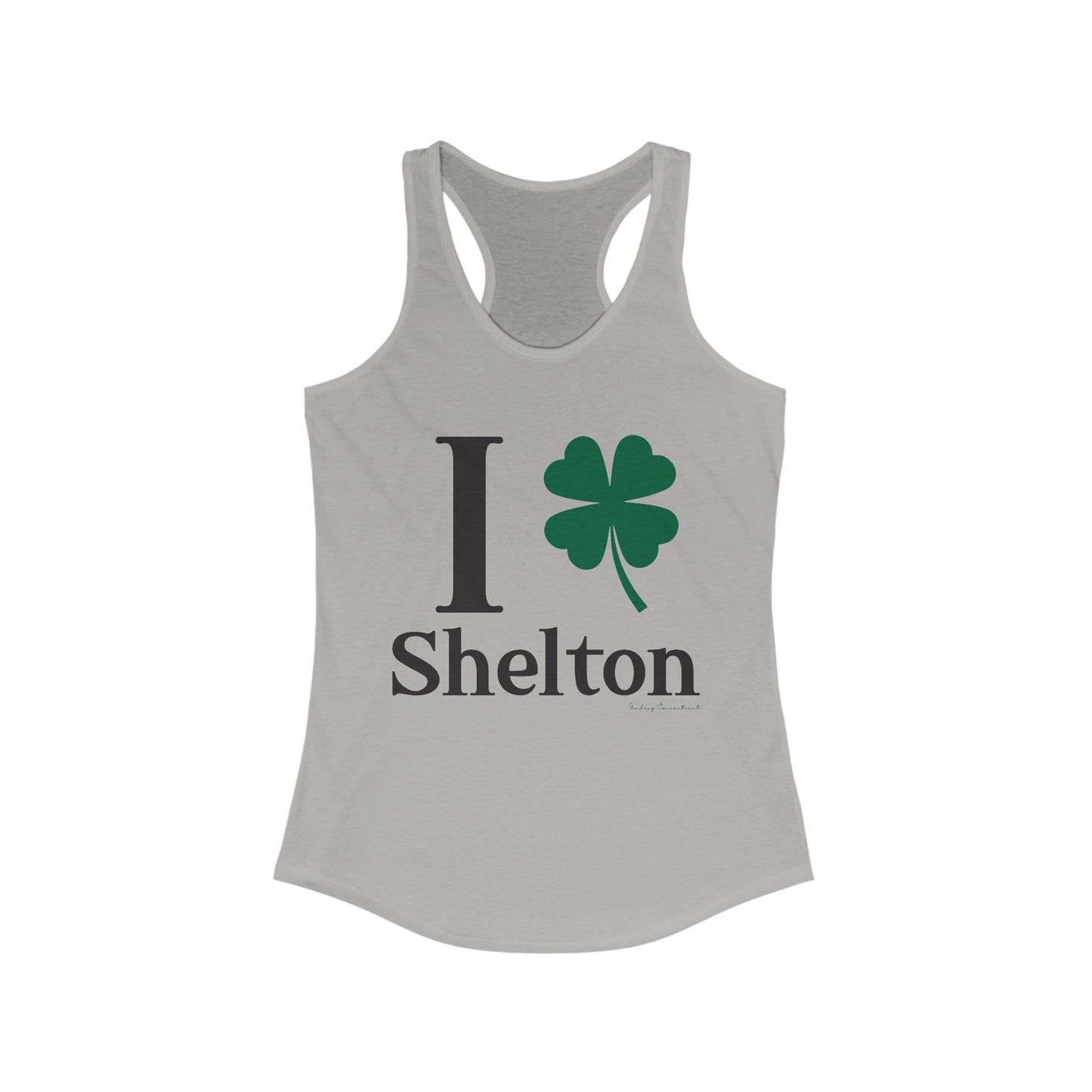 I clover shelton // shelton CT woman's tank top shirt // finding connecticut