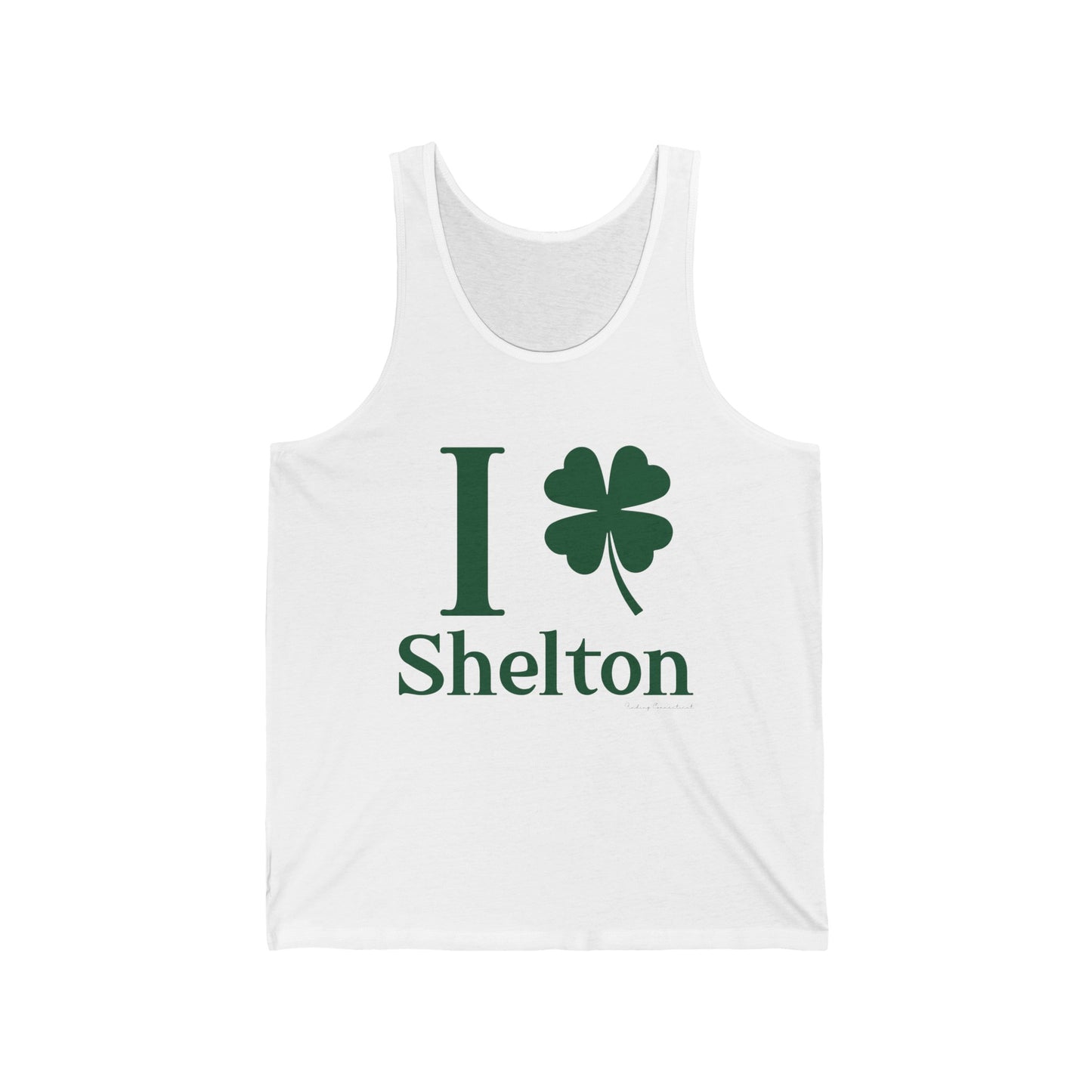I clover shelton // shelton connecticut unisex tank top shirts // finding connecticut