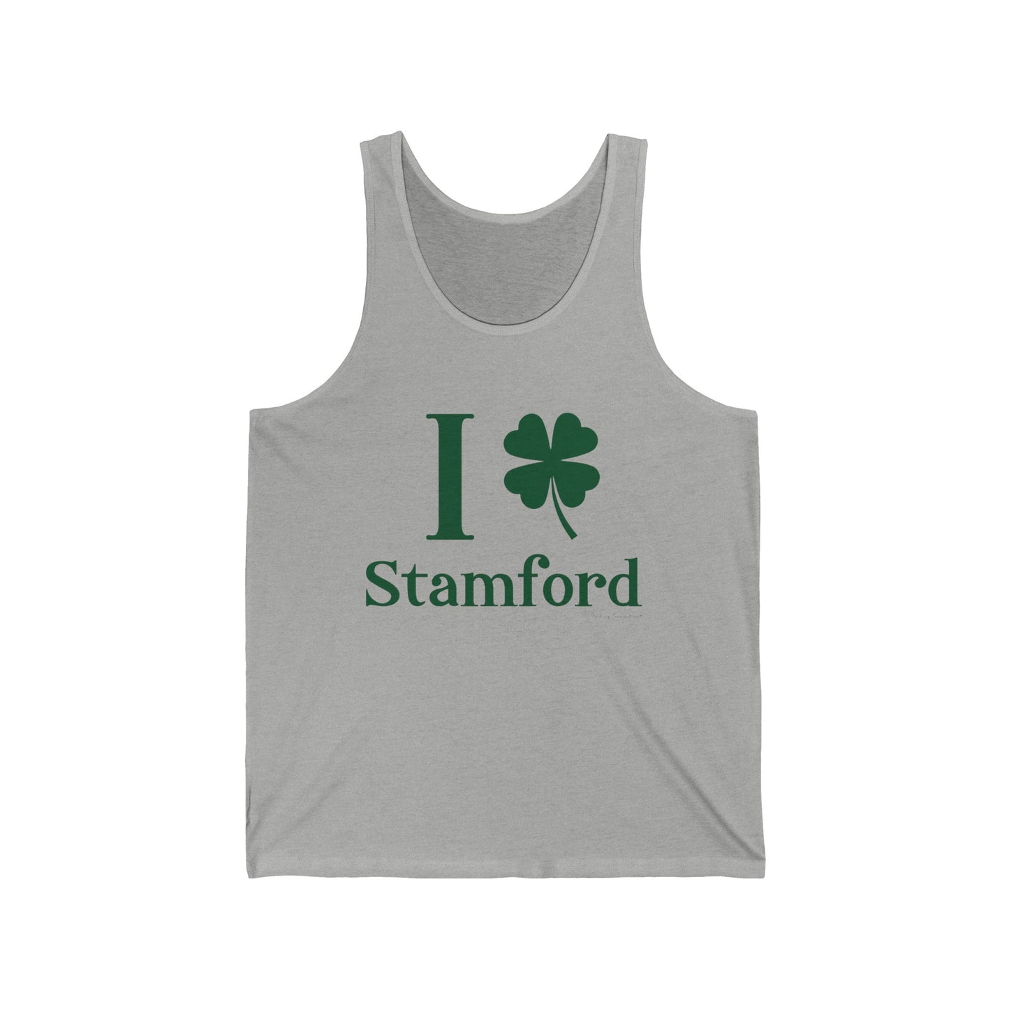 I clover stamford // unisex tank top shirt // stamford connecticut