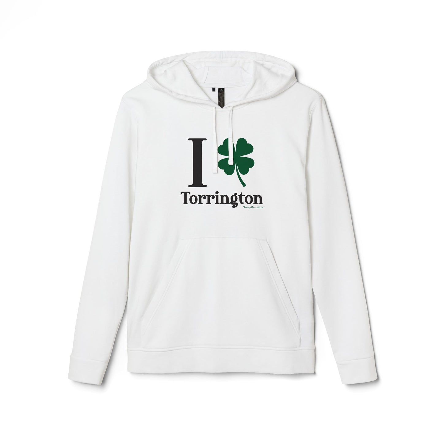 I clover torrington // torrington ct unisex adidas hoodie sweatshirts // finding connecticut