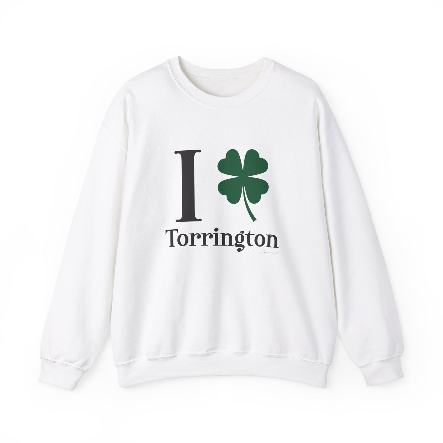 I clover torrington // torrington ct unisex sweatshirts // finding connecticut