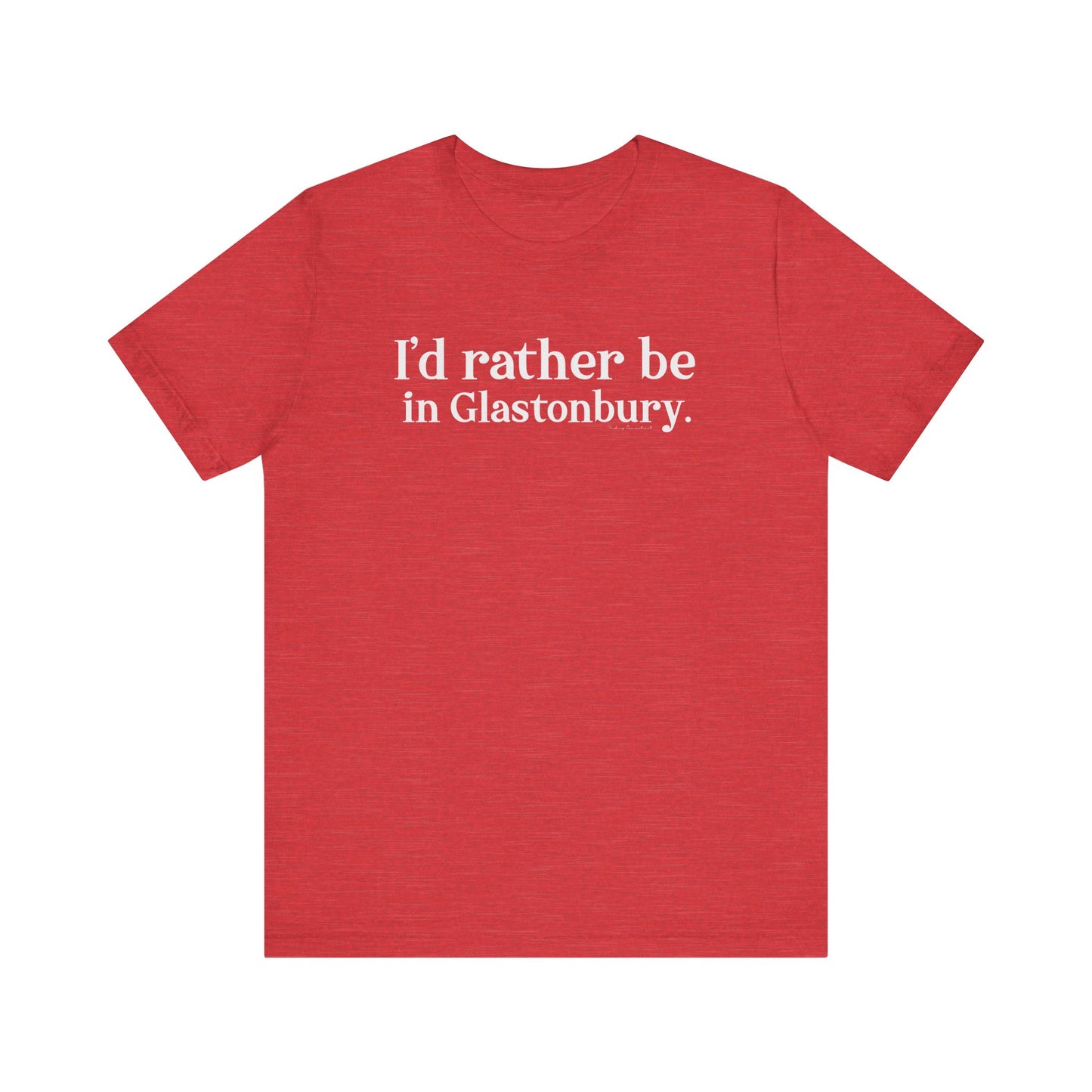 I'd rather be in Glastonbury // Glastonbury CT unisex t shirts // finding connecticut
