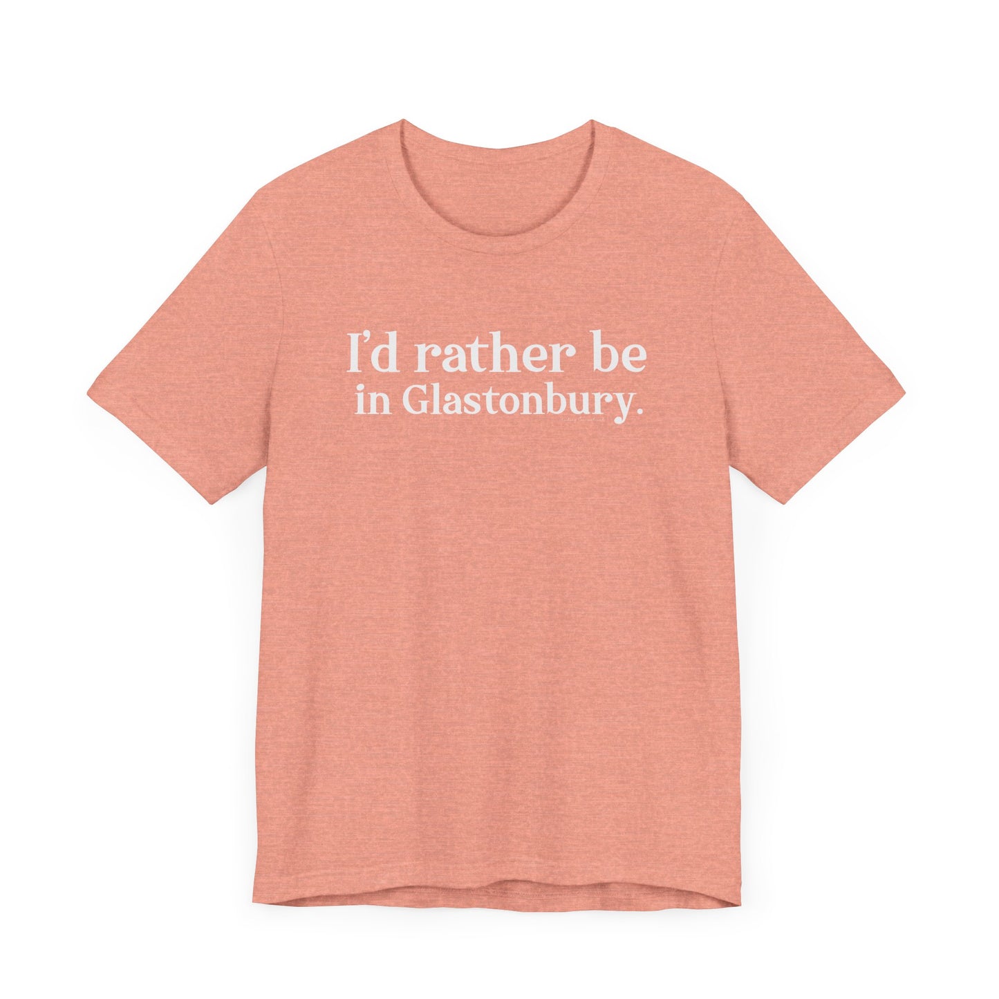 I'd rather be in Glastonbury // Glastonbury CT unisex t shirts // finding connecticut