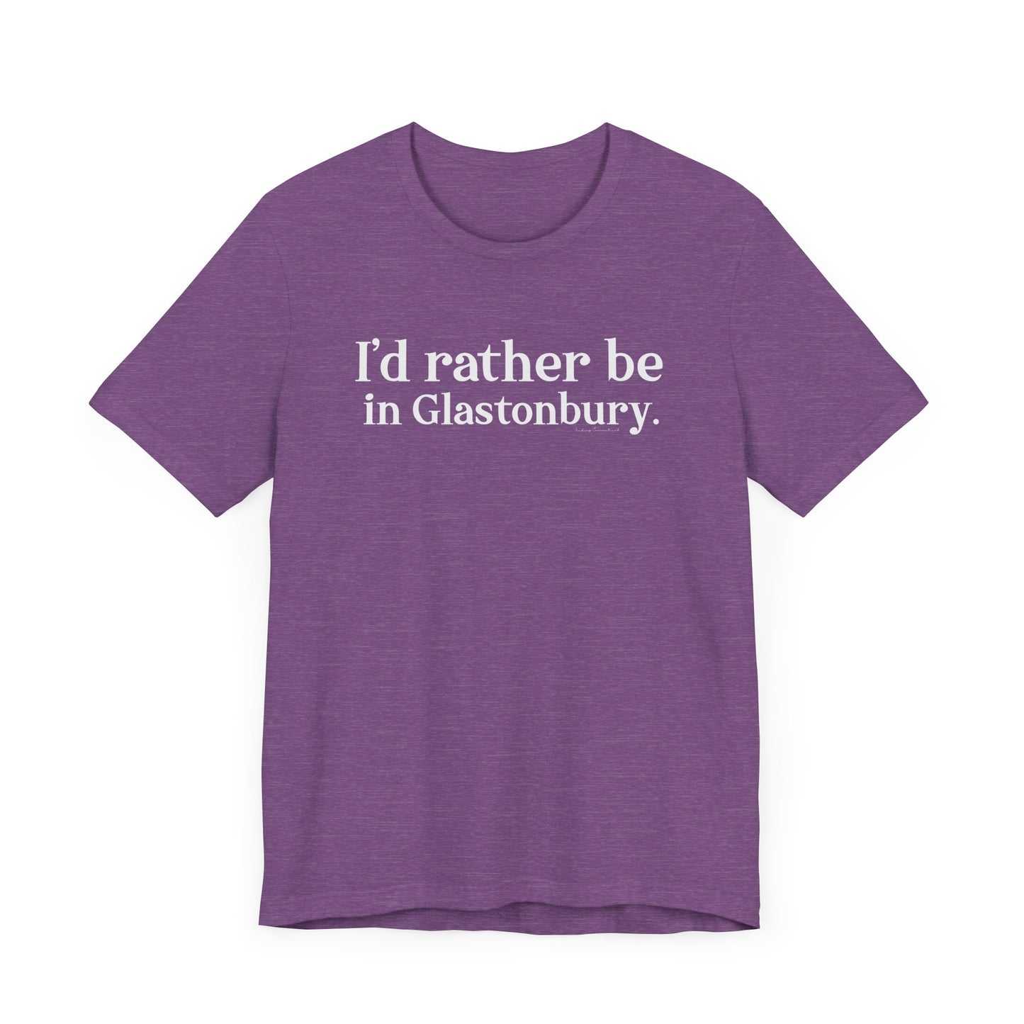 I'd rather be in Glastonbury // Glastonbury CT unisex t shirts // finding connecticut