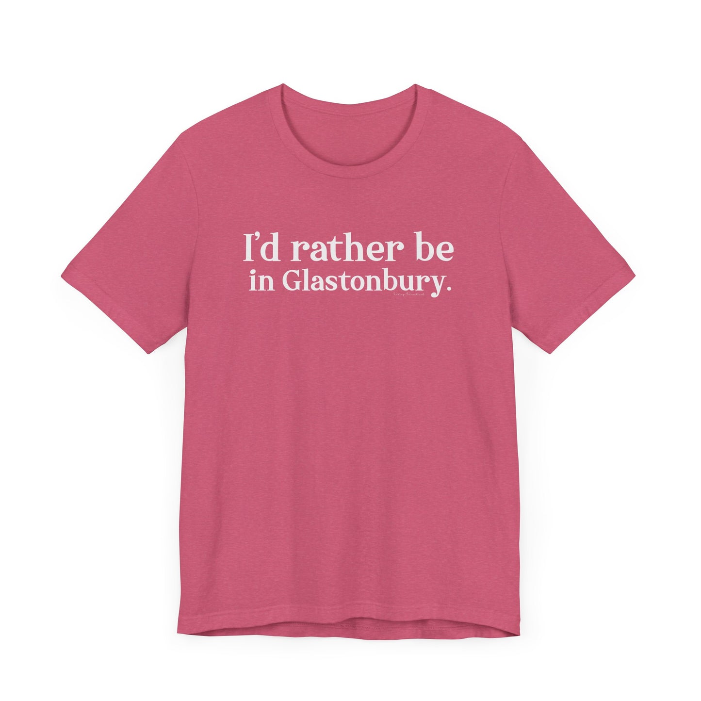 I'd rather be in Glastonbury // Glastonbury CT unisex t shirts // finding connecticut
