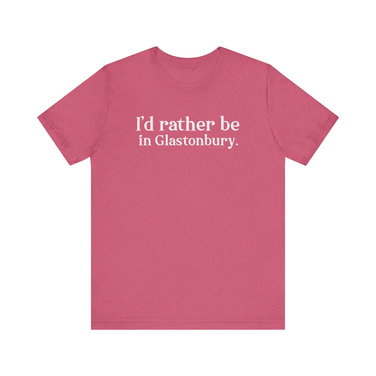I'd rather be in Glastonbury // Glastonbury CT unisex t shirts // finding connecticut