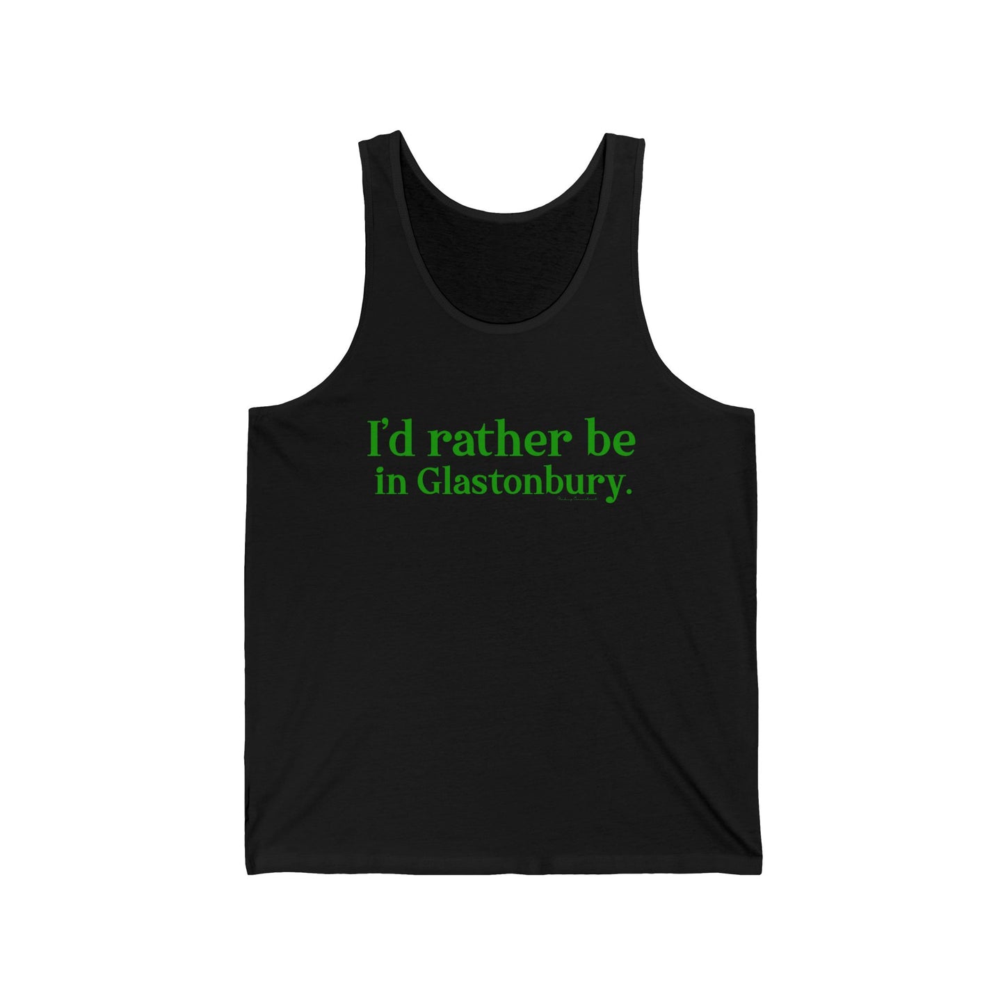 I'd rather be in Glastonbury // Glastonbury Connecticut unisex tank tops // finding connecticut