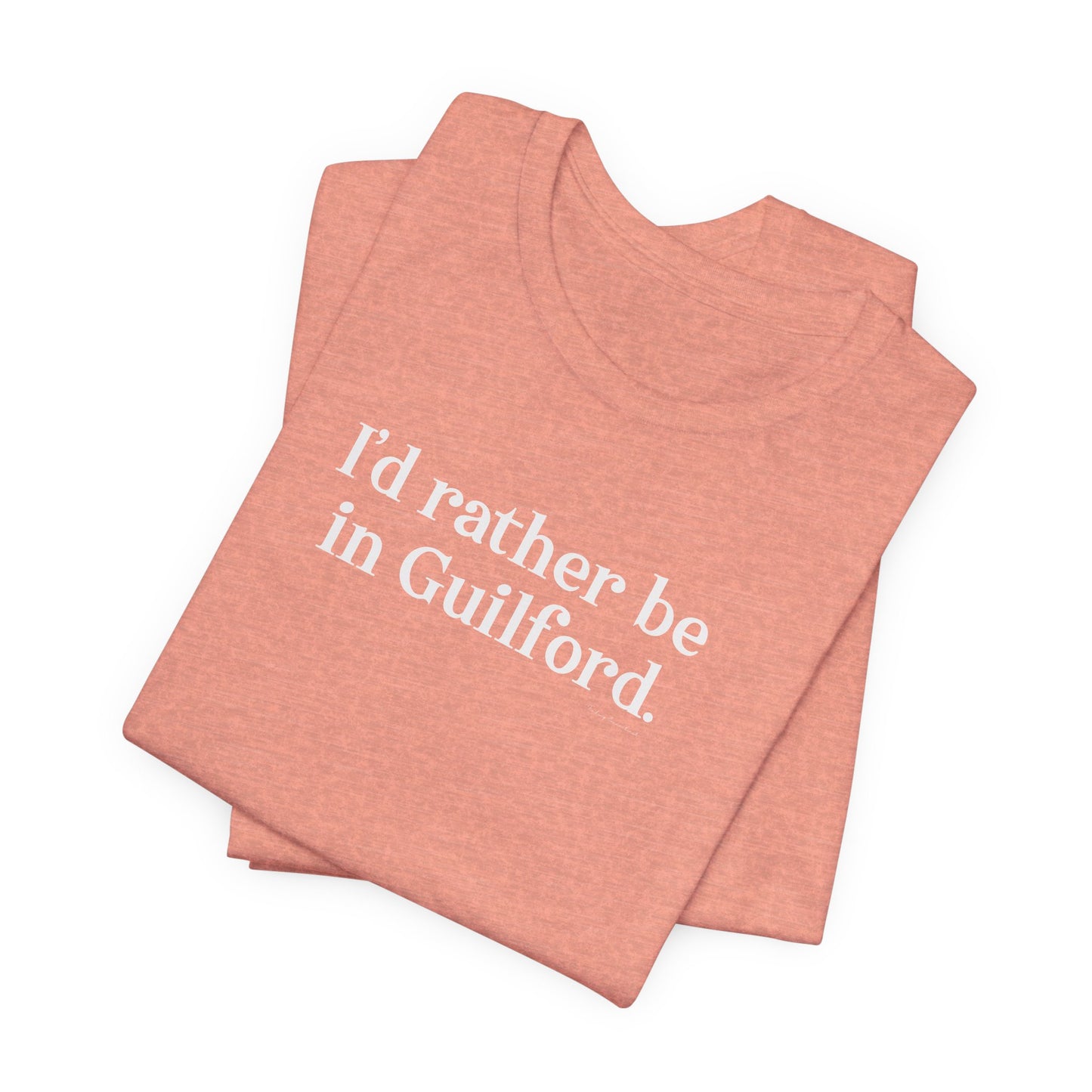 I'd rather be in Guilford // Guilford CT unisex t shirts // finding connecticut