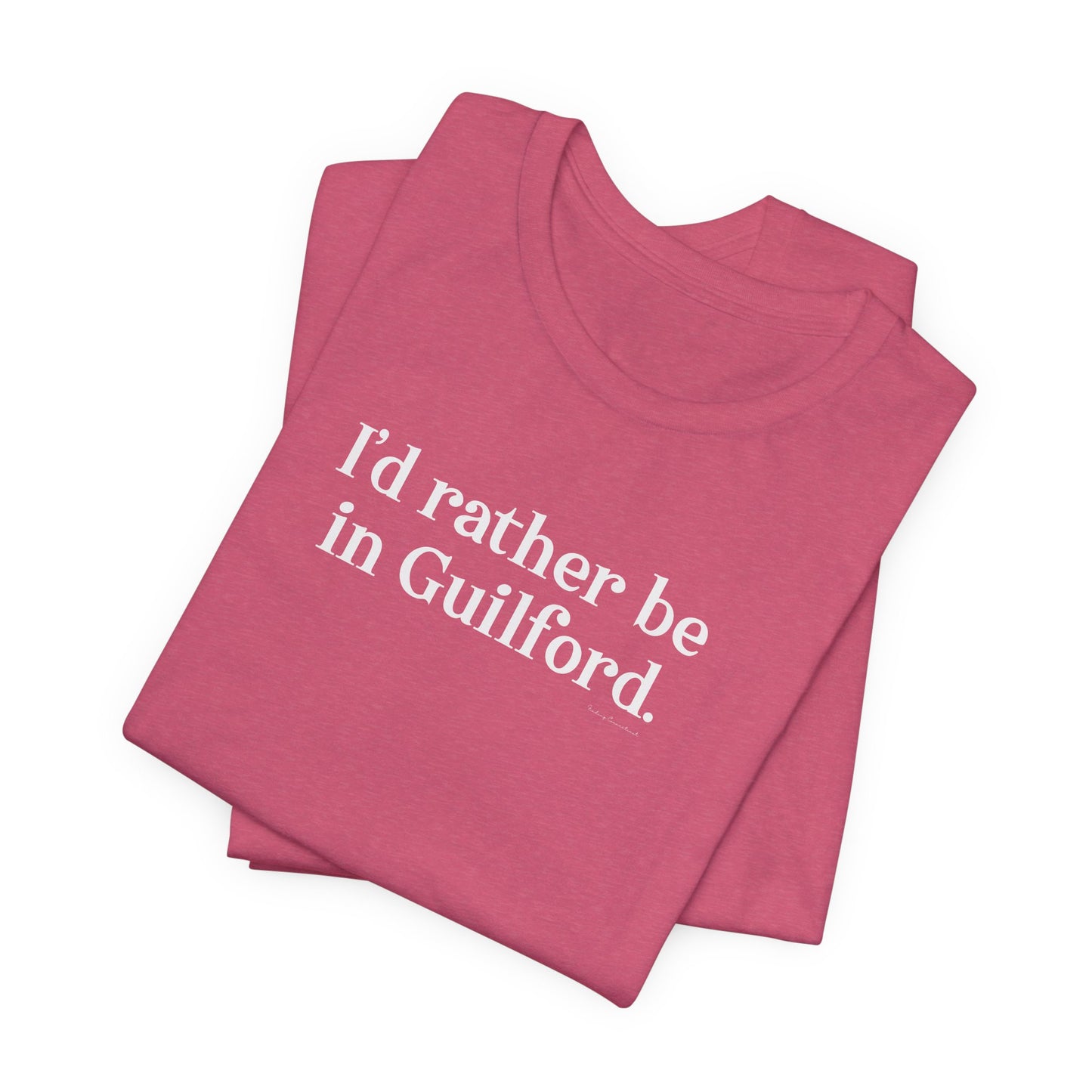 I'd rather be in Guilford // Guilford CT unisex t shirts // finding connecticut