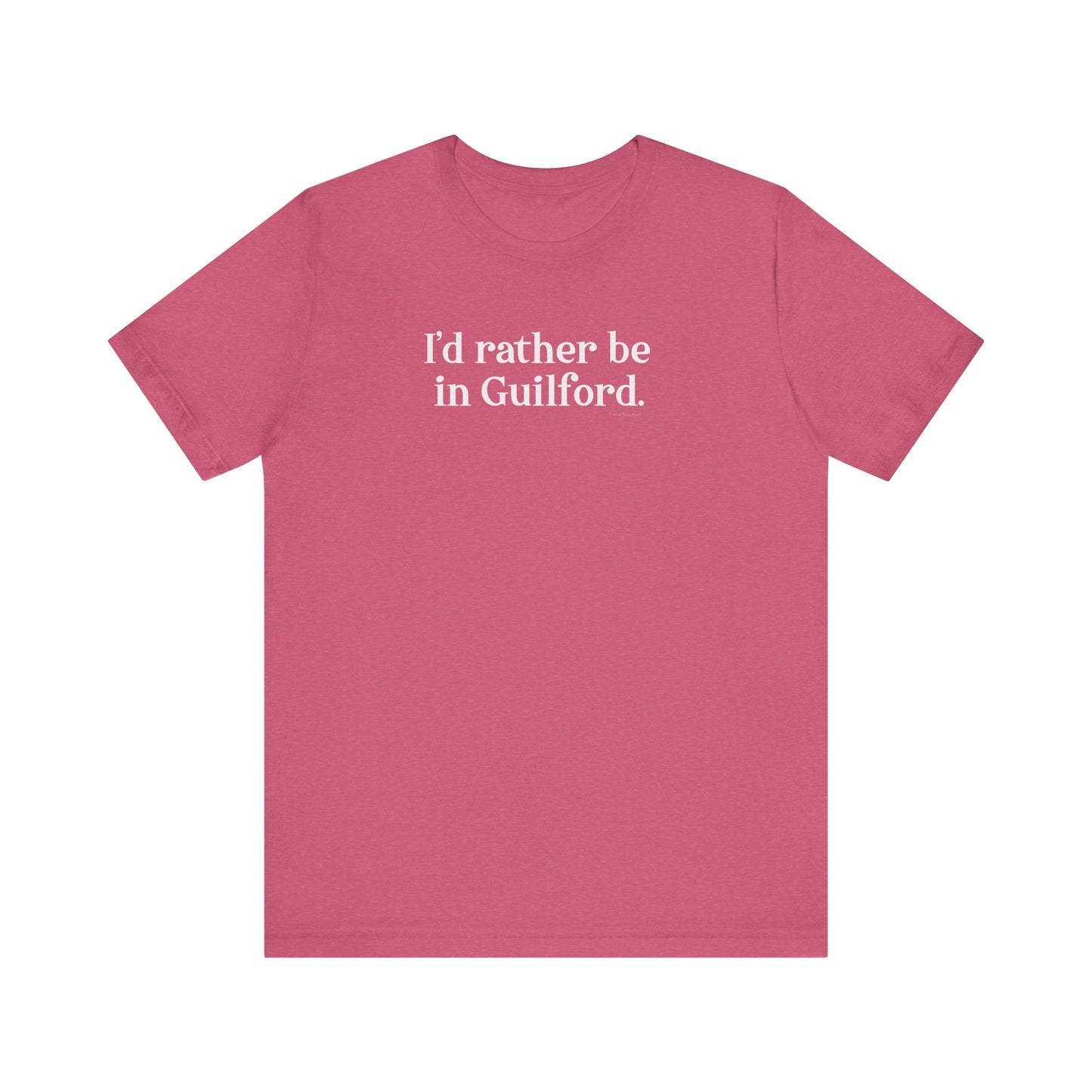 I'd rather be in Guilford // Guilford CT unisex t shirts // finding connecticut