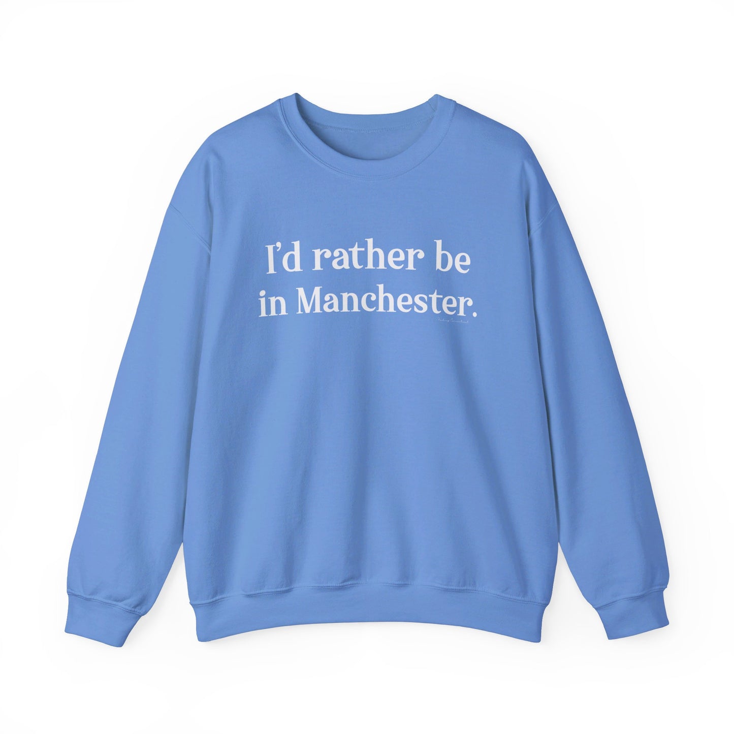 I'd rather be in Manchester // Manchester CT sweatshirt // finding connecticut