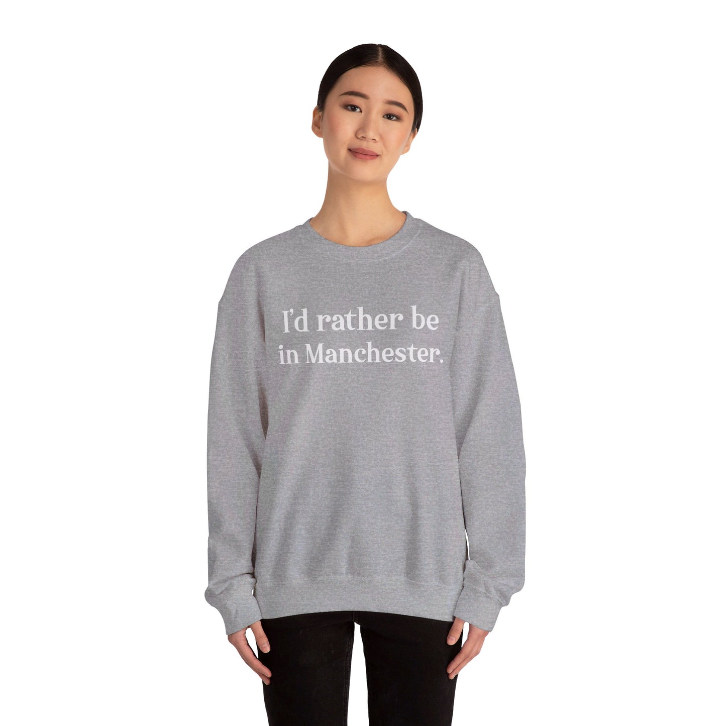 I'd rather be in Manchester // Manchester CT sweatshirt // finding connecticut