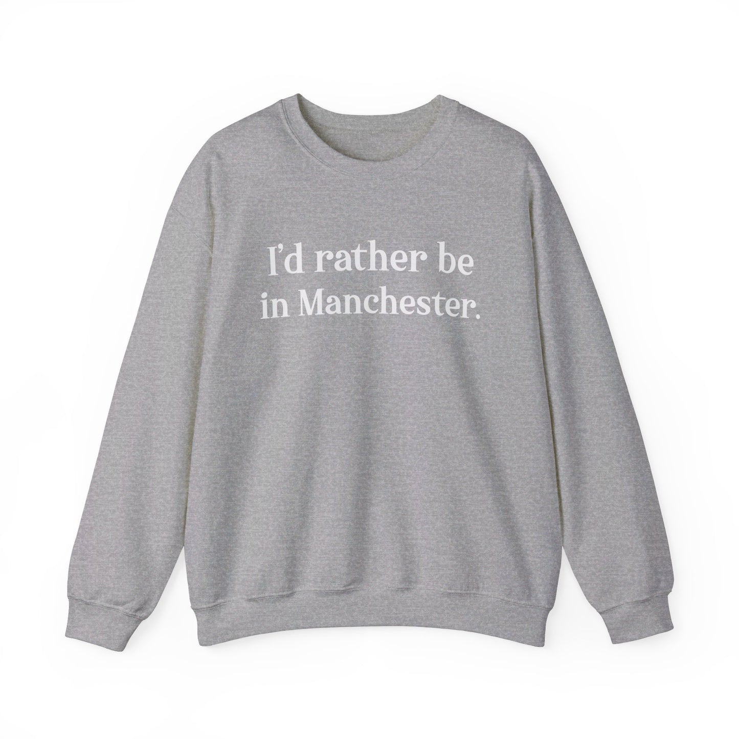 I'd rather be in Manchester // Manchester CT sweatshirt // finding connecticut
