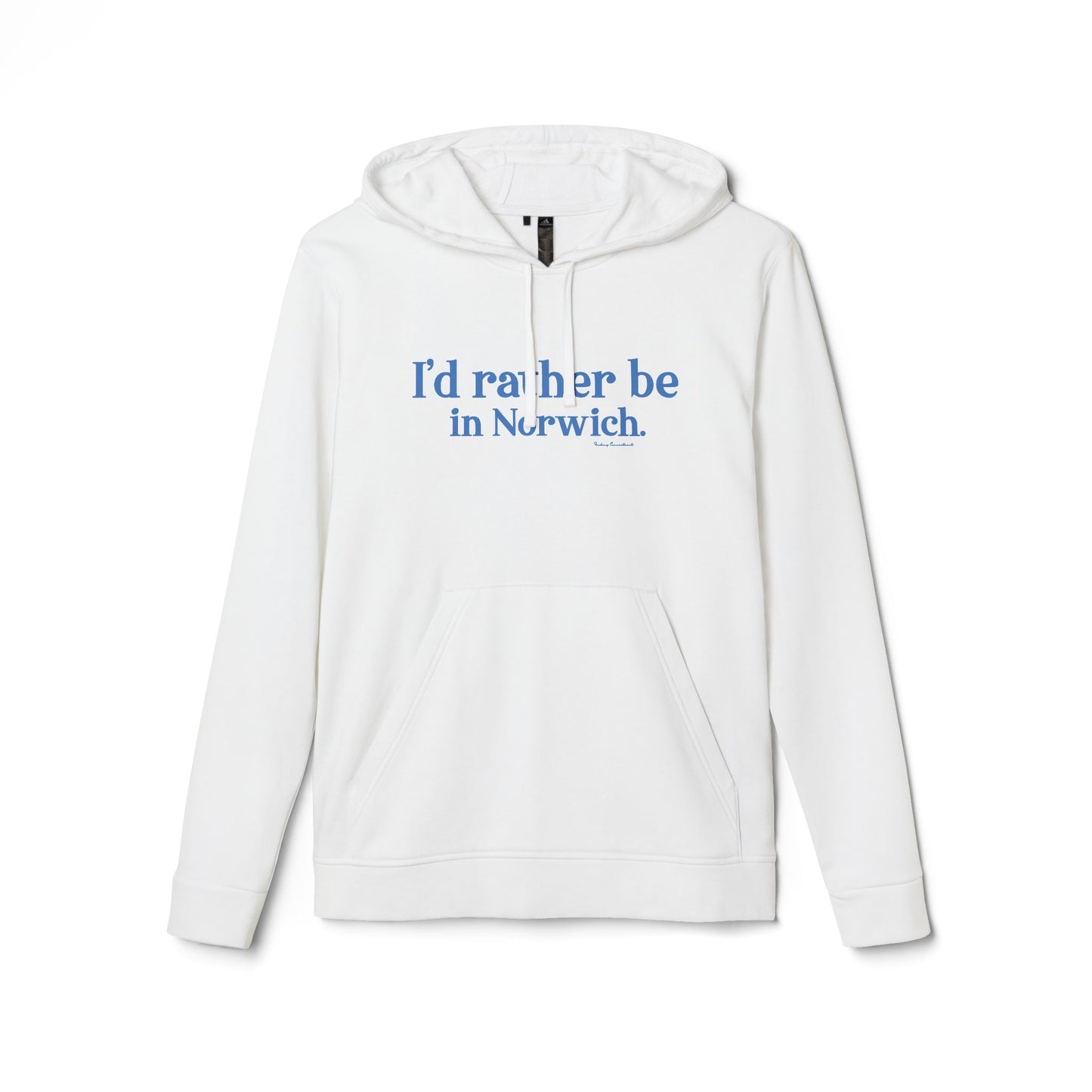 I'd rather be in Norwich // norwich Connecticut Adidas hoodie sweatshirt // finding connecticut