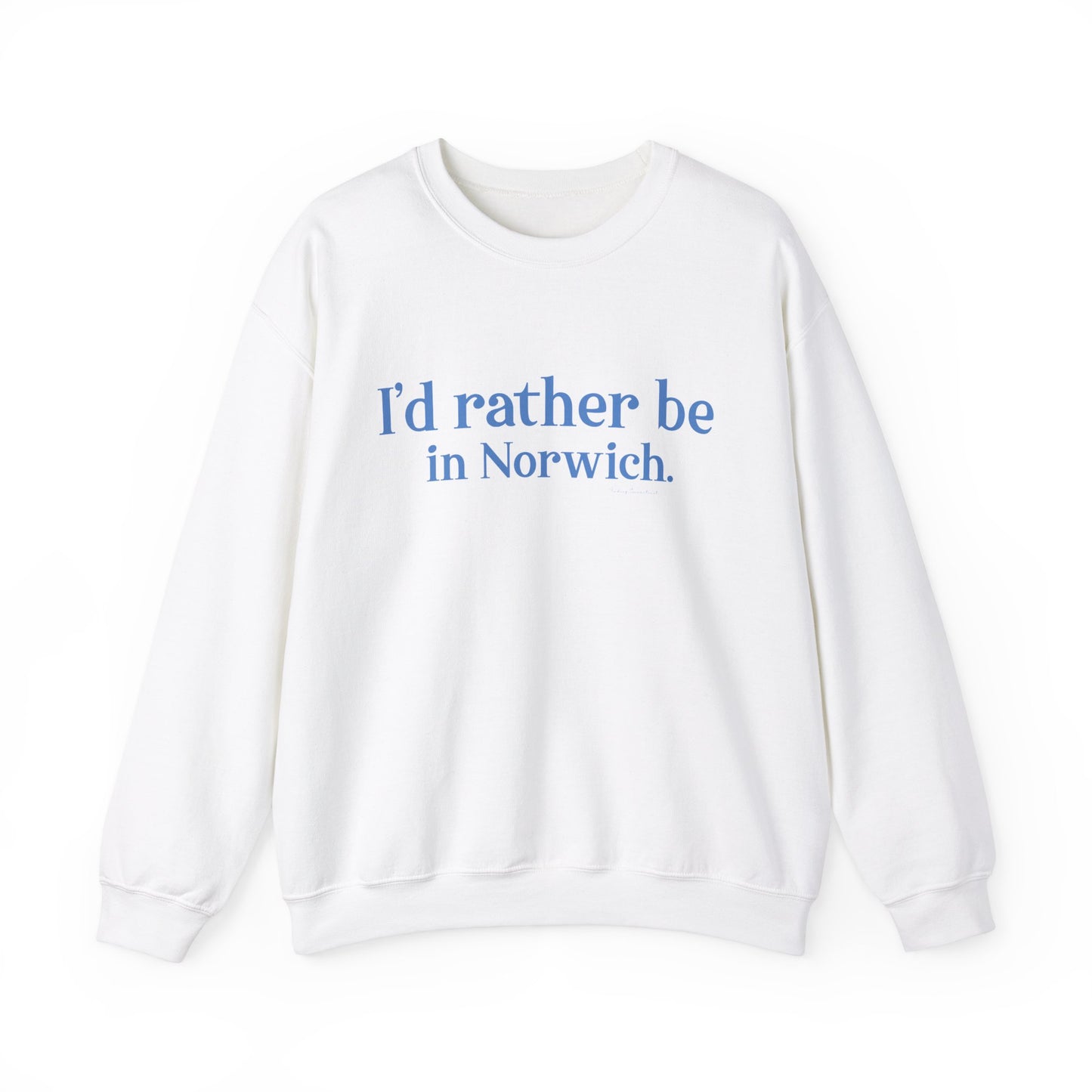 I'd rather be in Norwich // norwich Connecticut unisex sweatshirt // finding connecticut