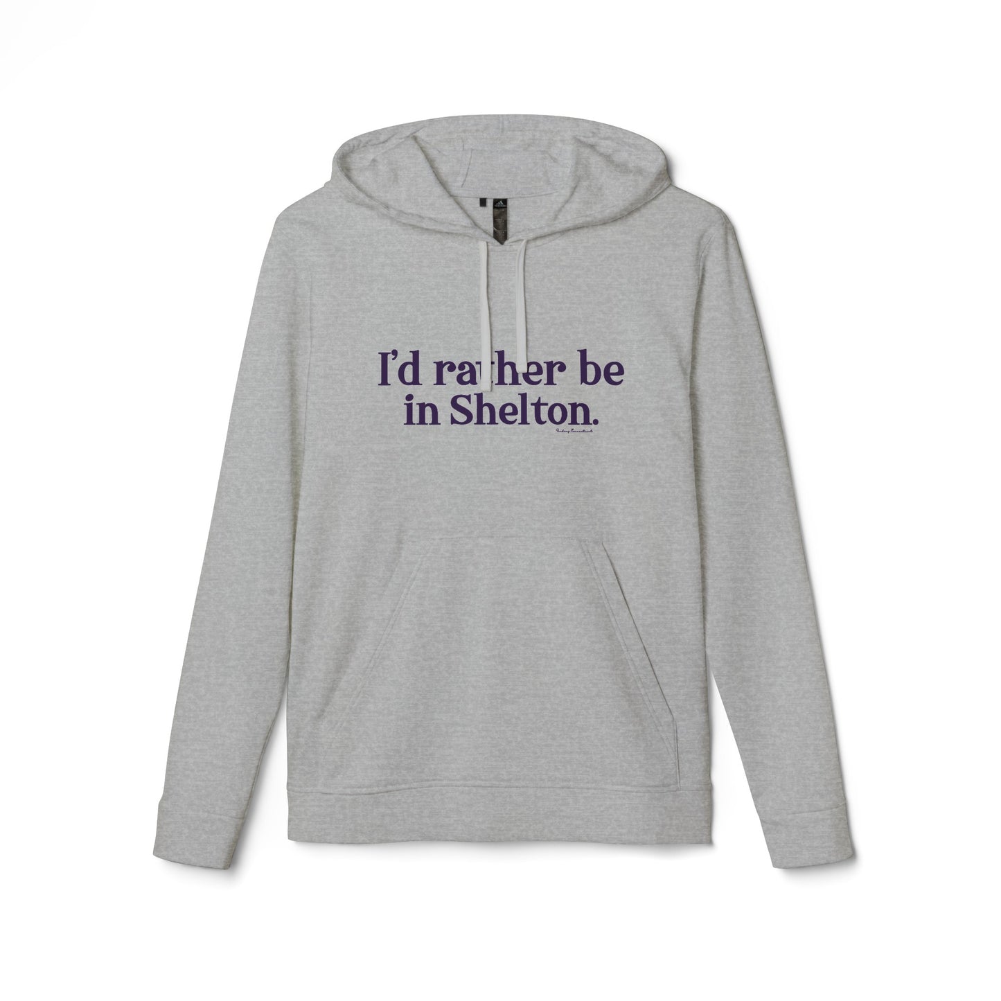 I'd rather be in Shelton // Shelton Connecticut Adidas hoodie sweatshirt // finding connecticut