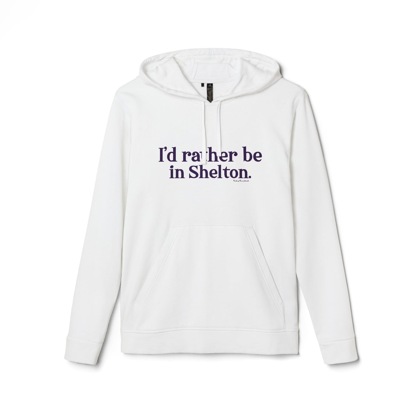 I'd rather be in Shelton // Shelton Connecticut Adidas hoodie sweatshirt // finding connecticut