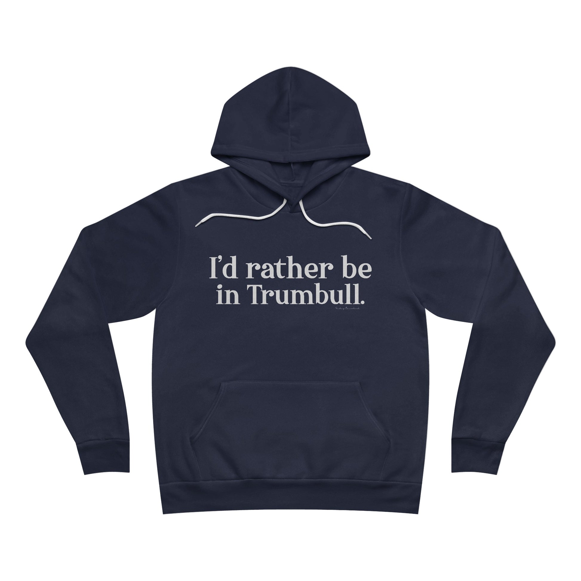 I'd rather be in Trumbull  // Trumbull CT unisex hoodie sweatshirts  // finding connecticut